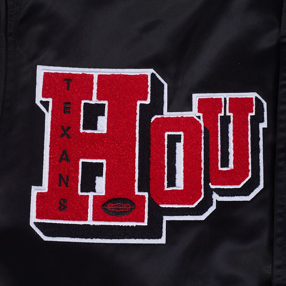 Pro Standard Men's Houston Texans Black 'Best Of' Satin Jacket product image