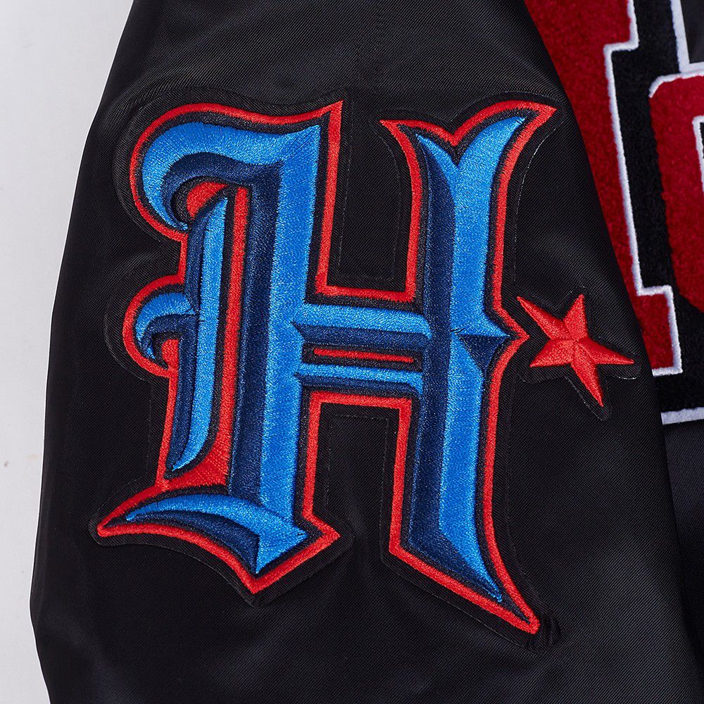 Pro Standard Men's Houston Texans Black 'Best Of' Satin Jacket product image