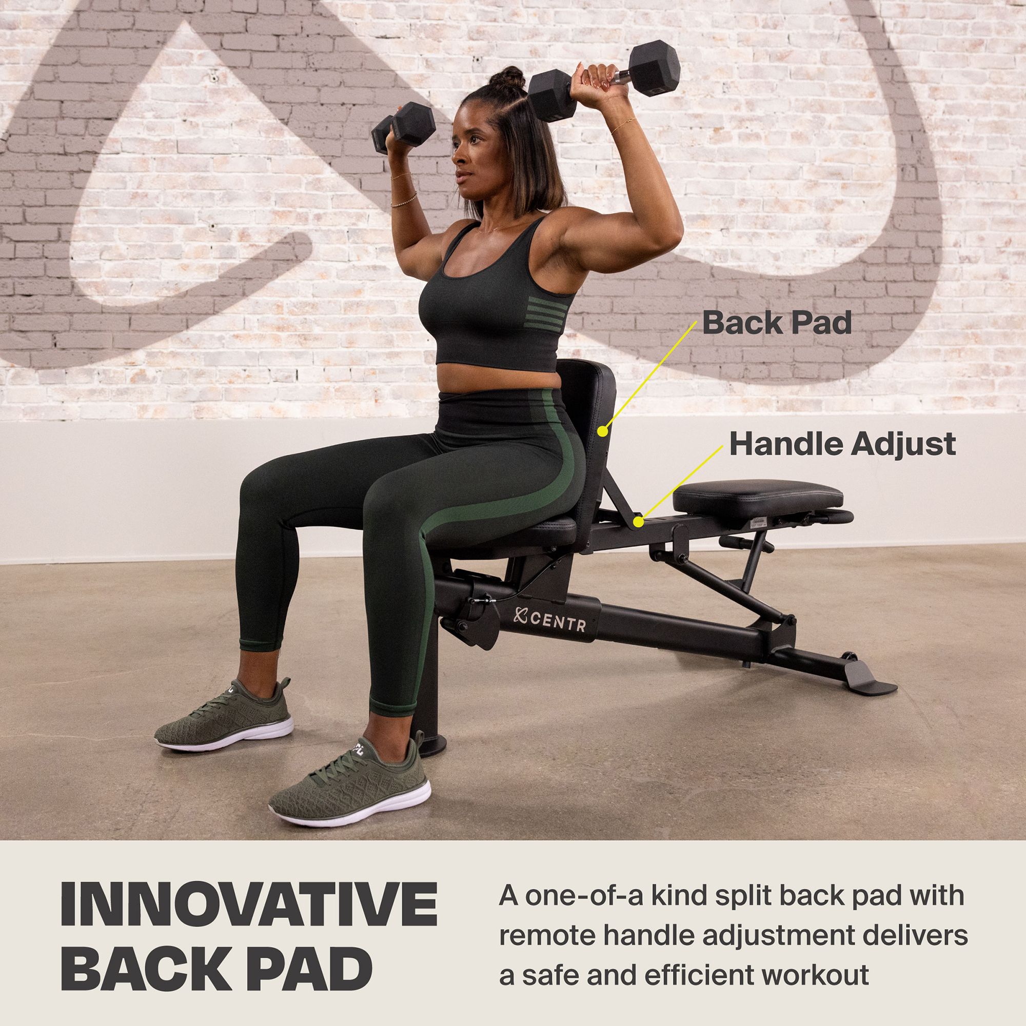 Centr Multi-Adjustable Workout Bench product image