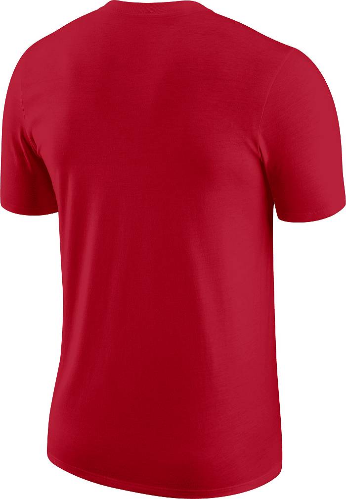 Nike Men's Chicago Bulls Red Essential Courtside T-Shirt, Large