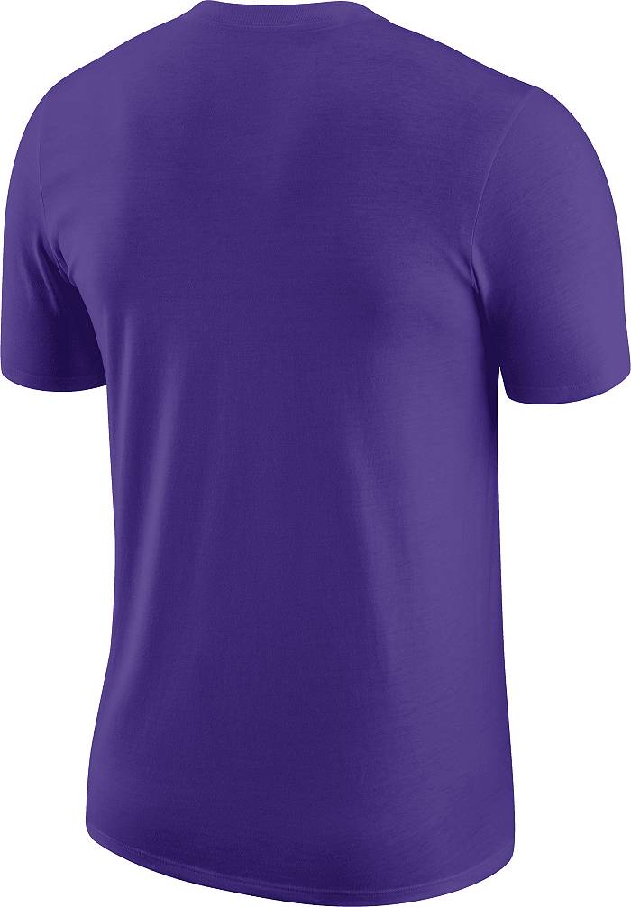 Adidas Lakers Hoodie T-Shirt Women's Size XL Lightweight Logo Purple NBA