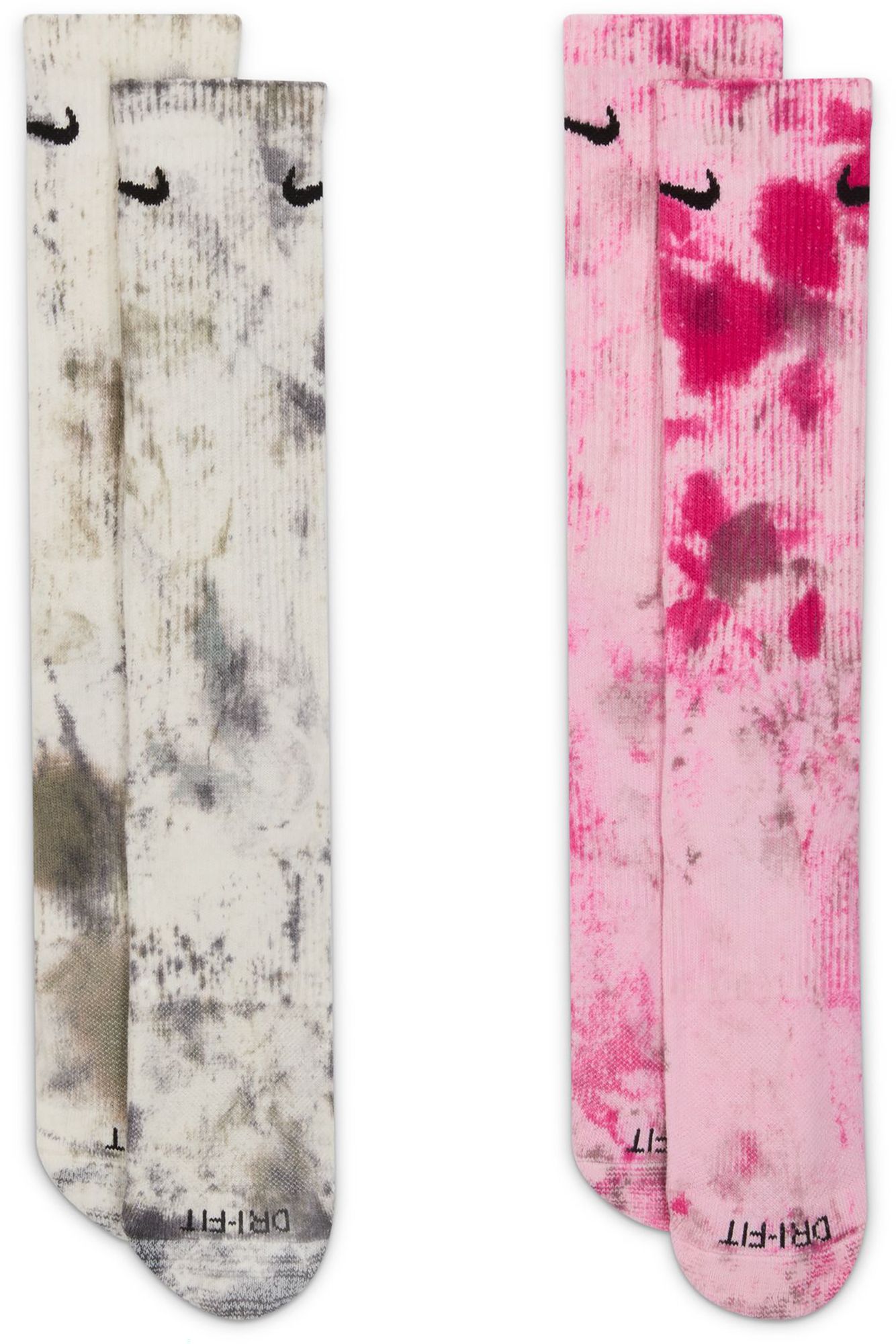 Nike Colorsplash Tie Dye 2 Pack Crew Socks