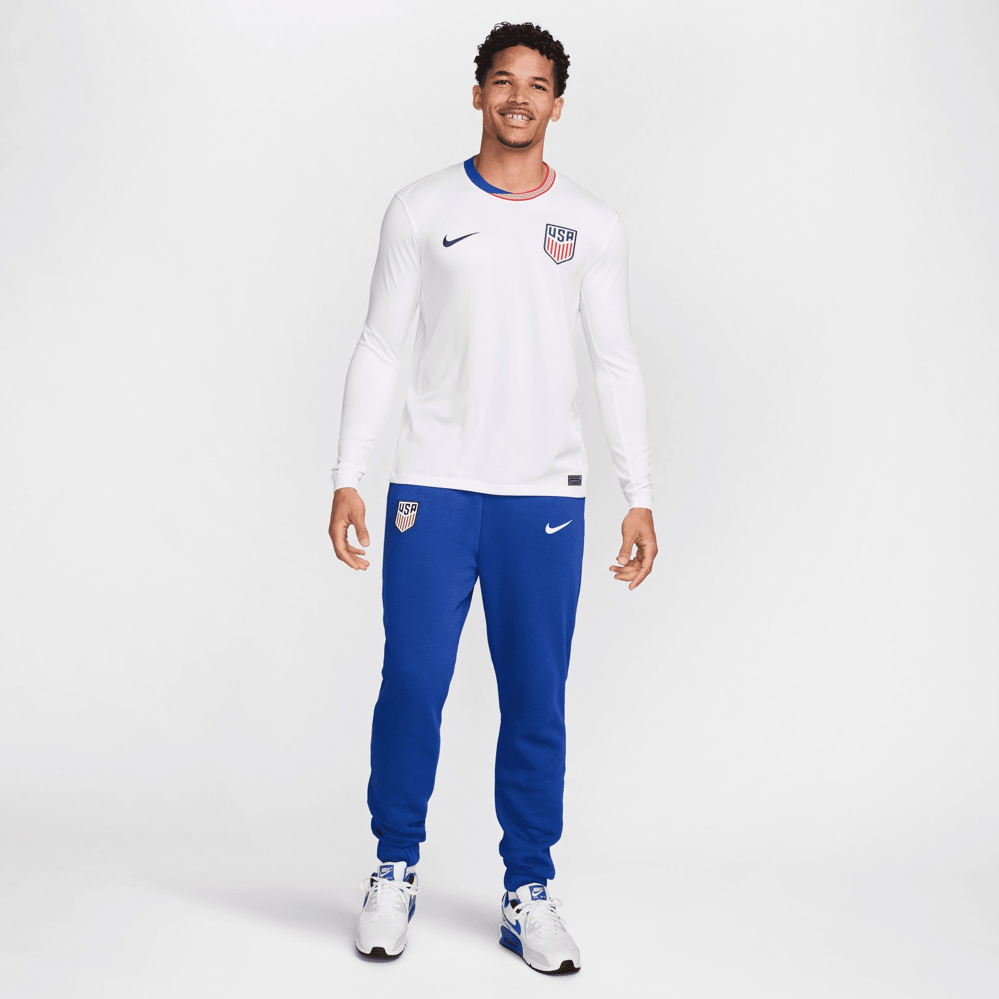 Nike Adult USMNT 2024 Home Long Sleeve Replica Jersey product image