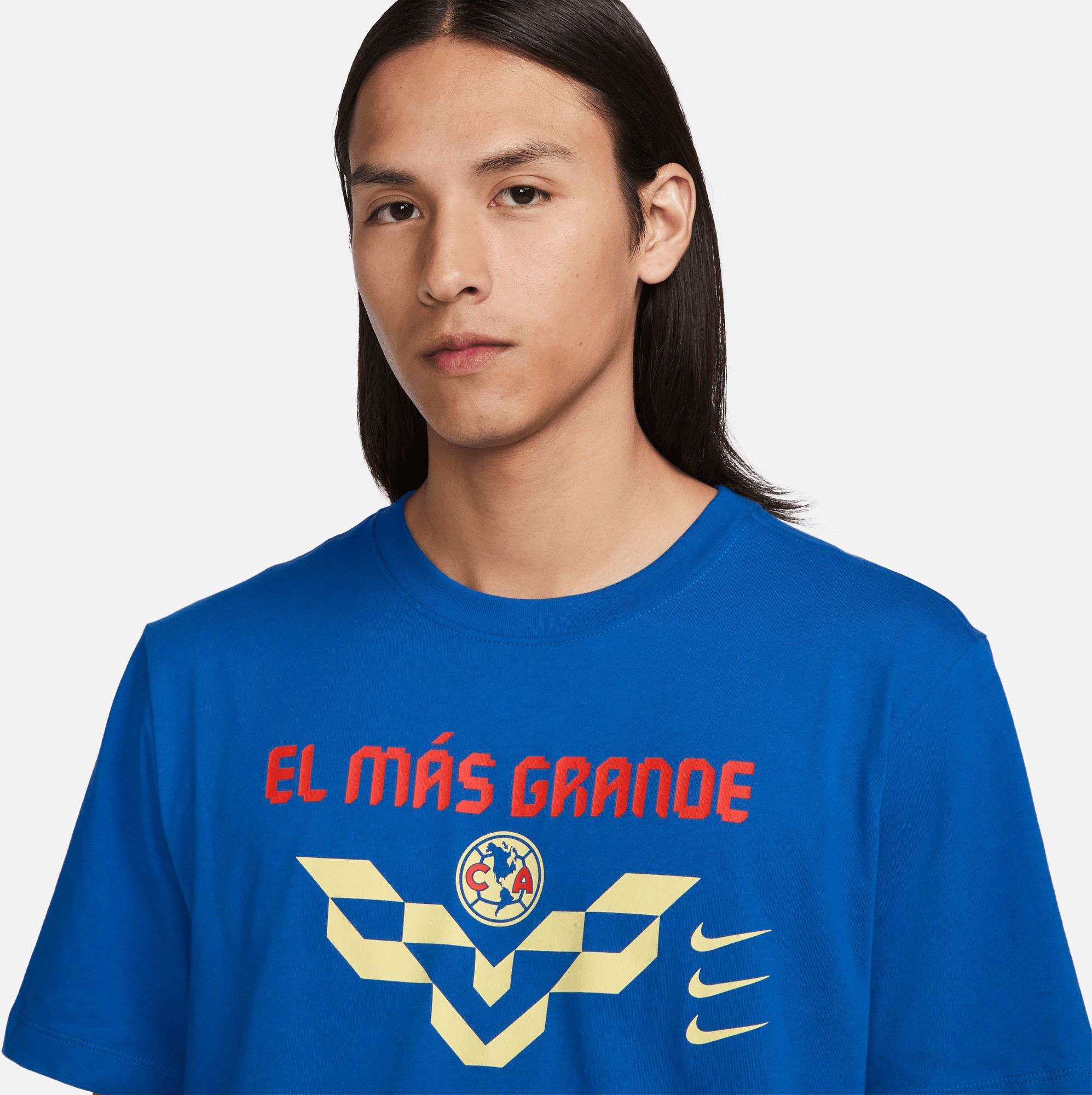 Nike Club America 2023 Wordmark Blue T-Shirt