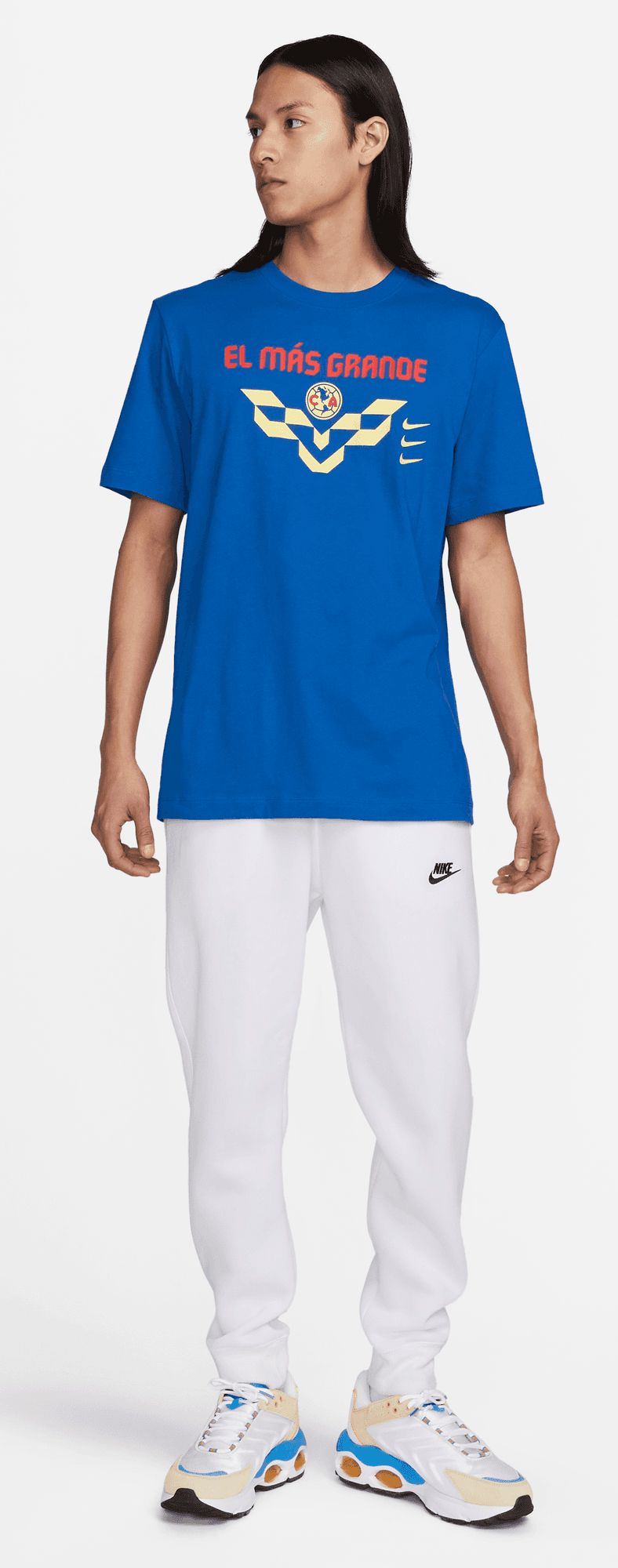 Nike Club America 2023 Wordmark Blue T-Shirt