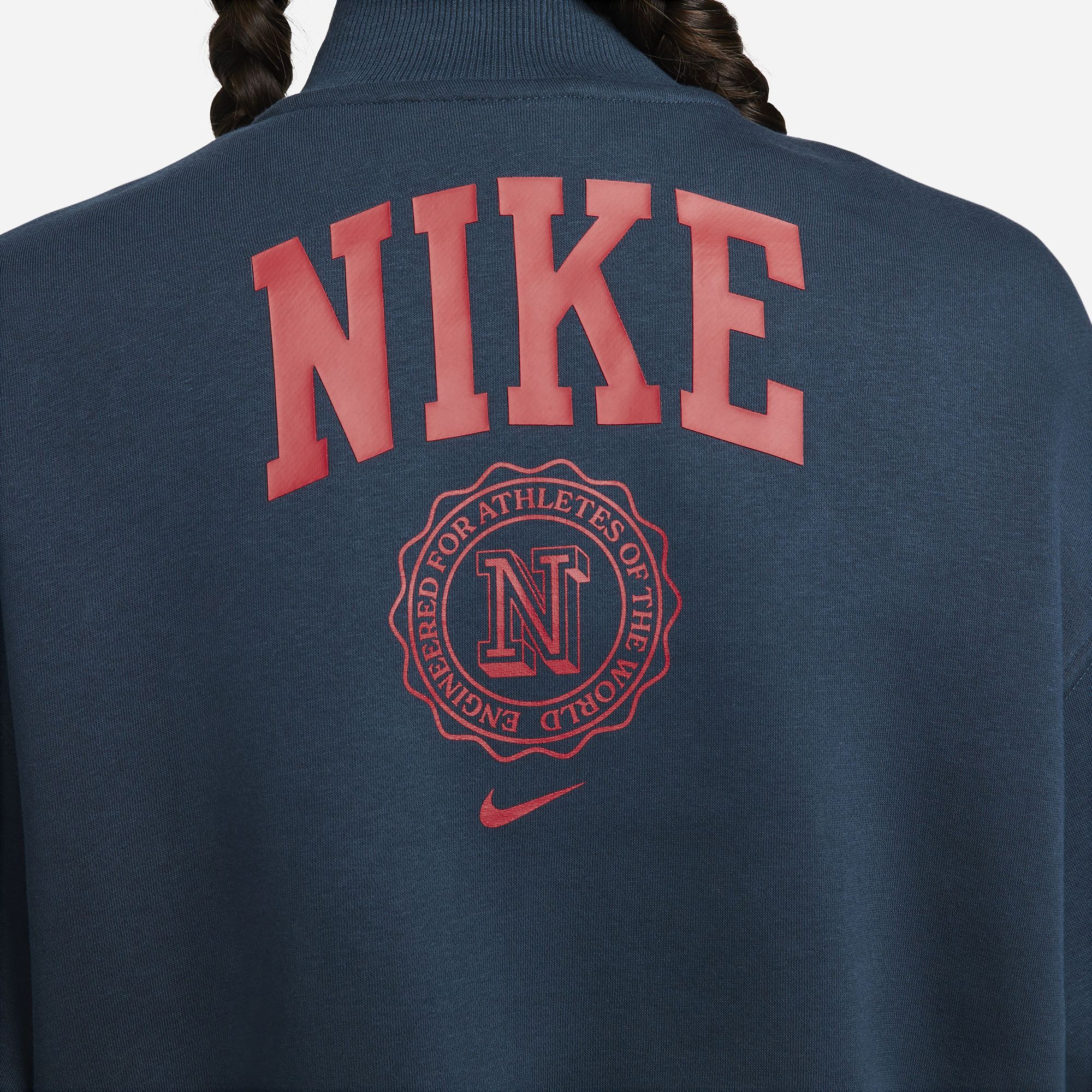 Nike Women's Sportswear Phoenix Fleece Oversized 1/2-Zip Crop Sweatshirt product image