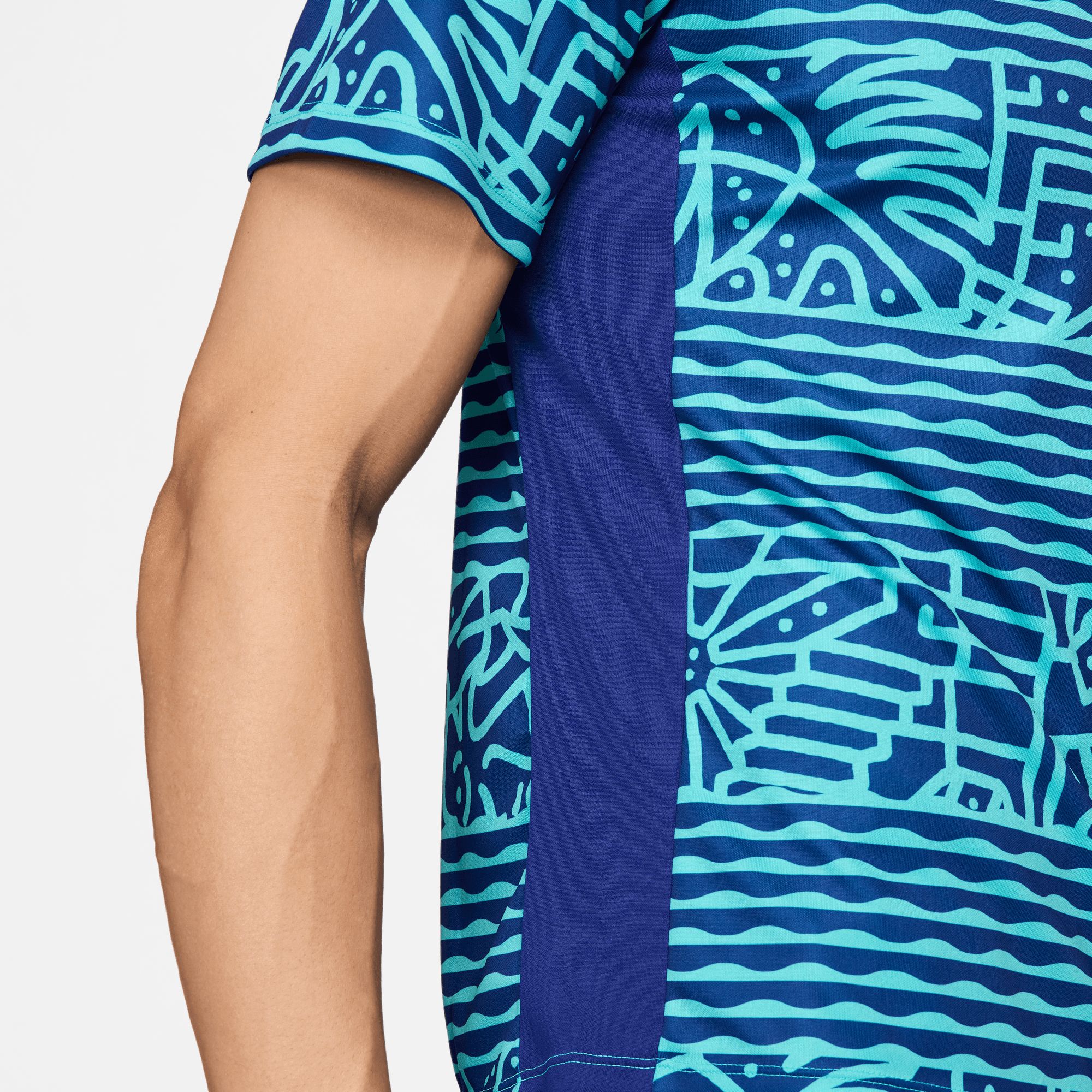 Nike Adult Brazil 2024 Teal Prematch Jersey product image