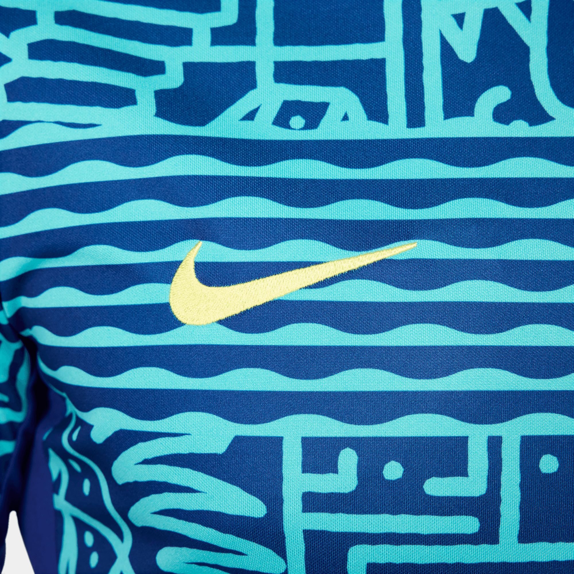 Nike Adult Brazil 2024 Teal Prematch Jersey product image