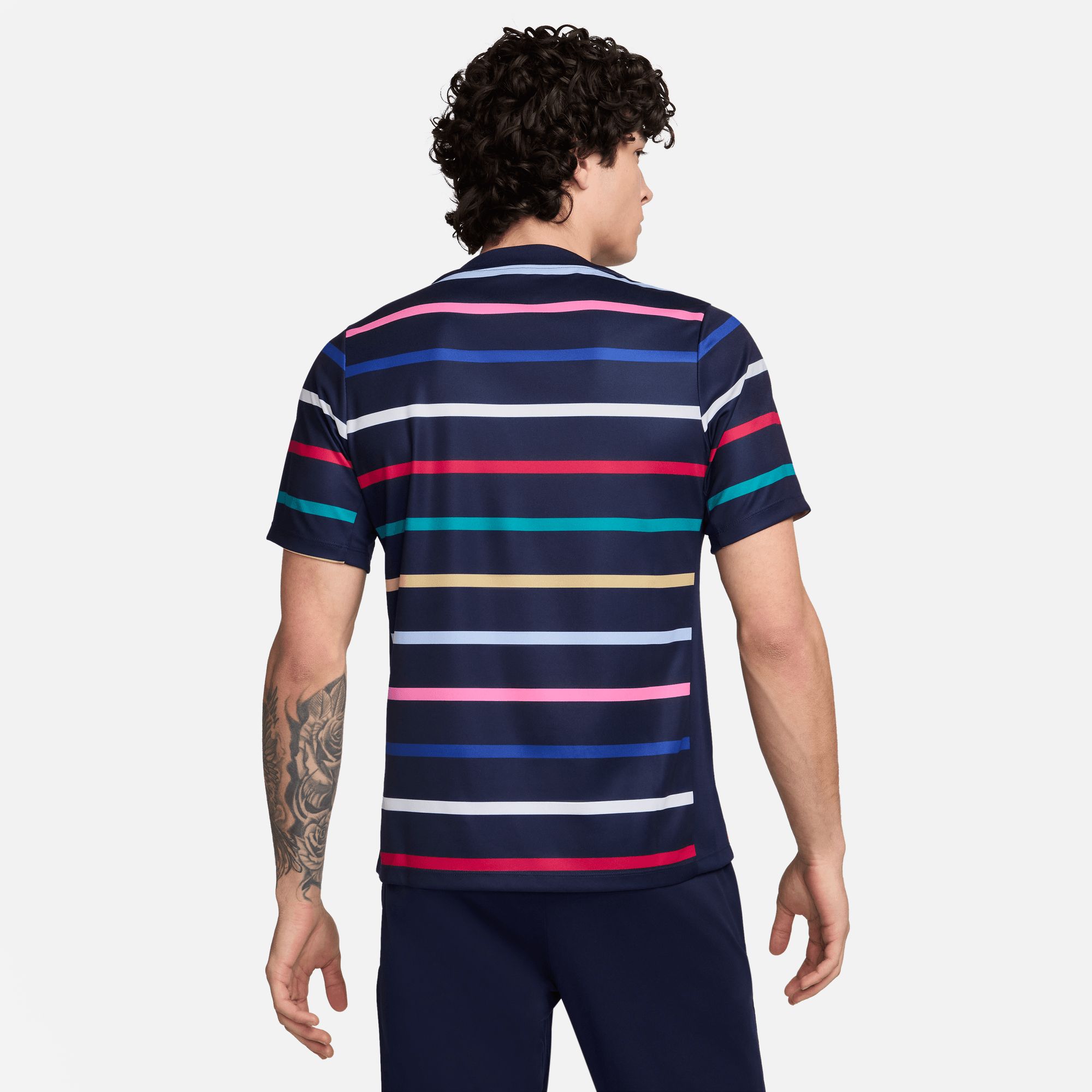 Nike Adult France 2024 Navy Prematch Jersey product image