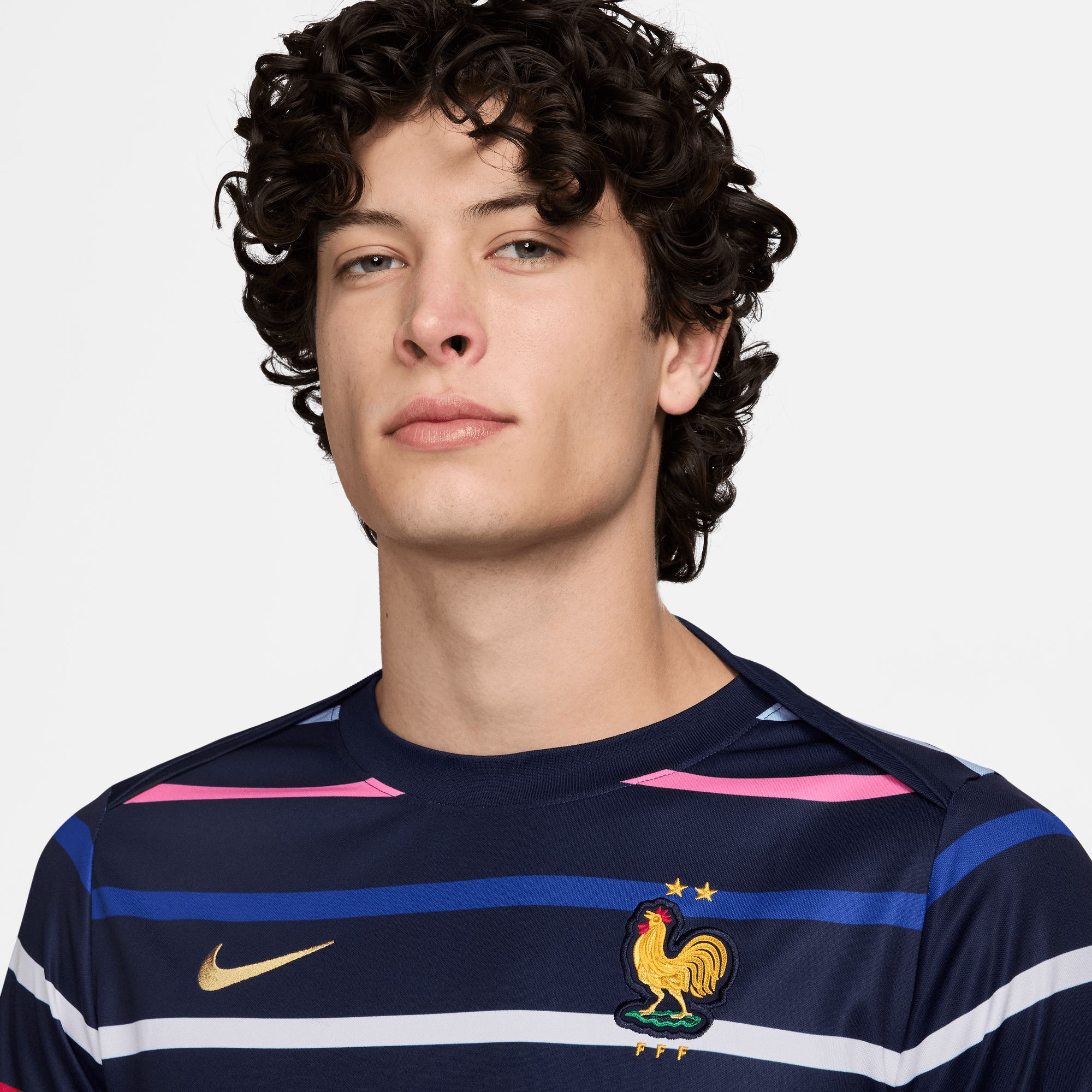 Nike Adult France 2024 Navy Prematch Jersey product image