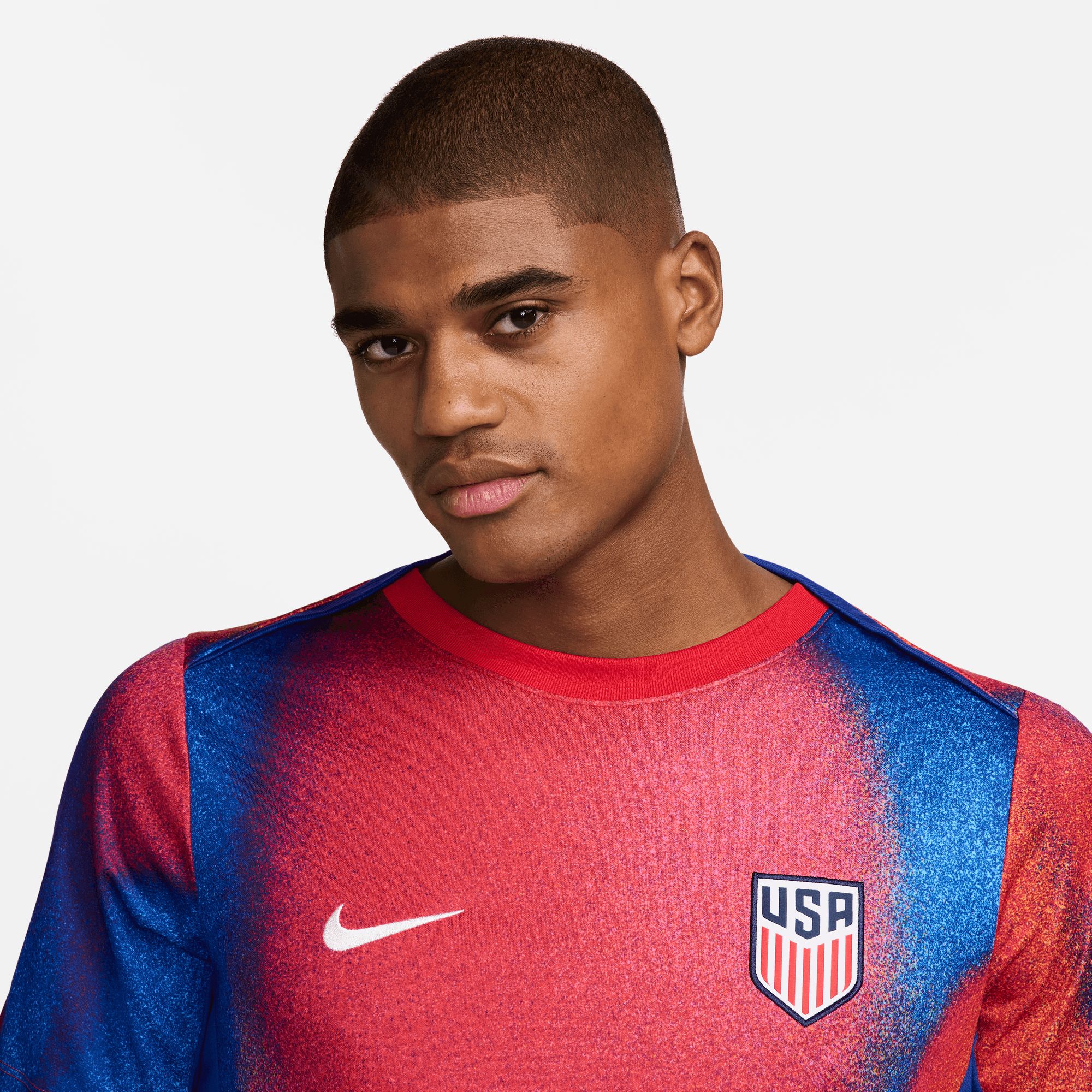 Nike Adult USMNT 2024 Red Prematch Jersey product image