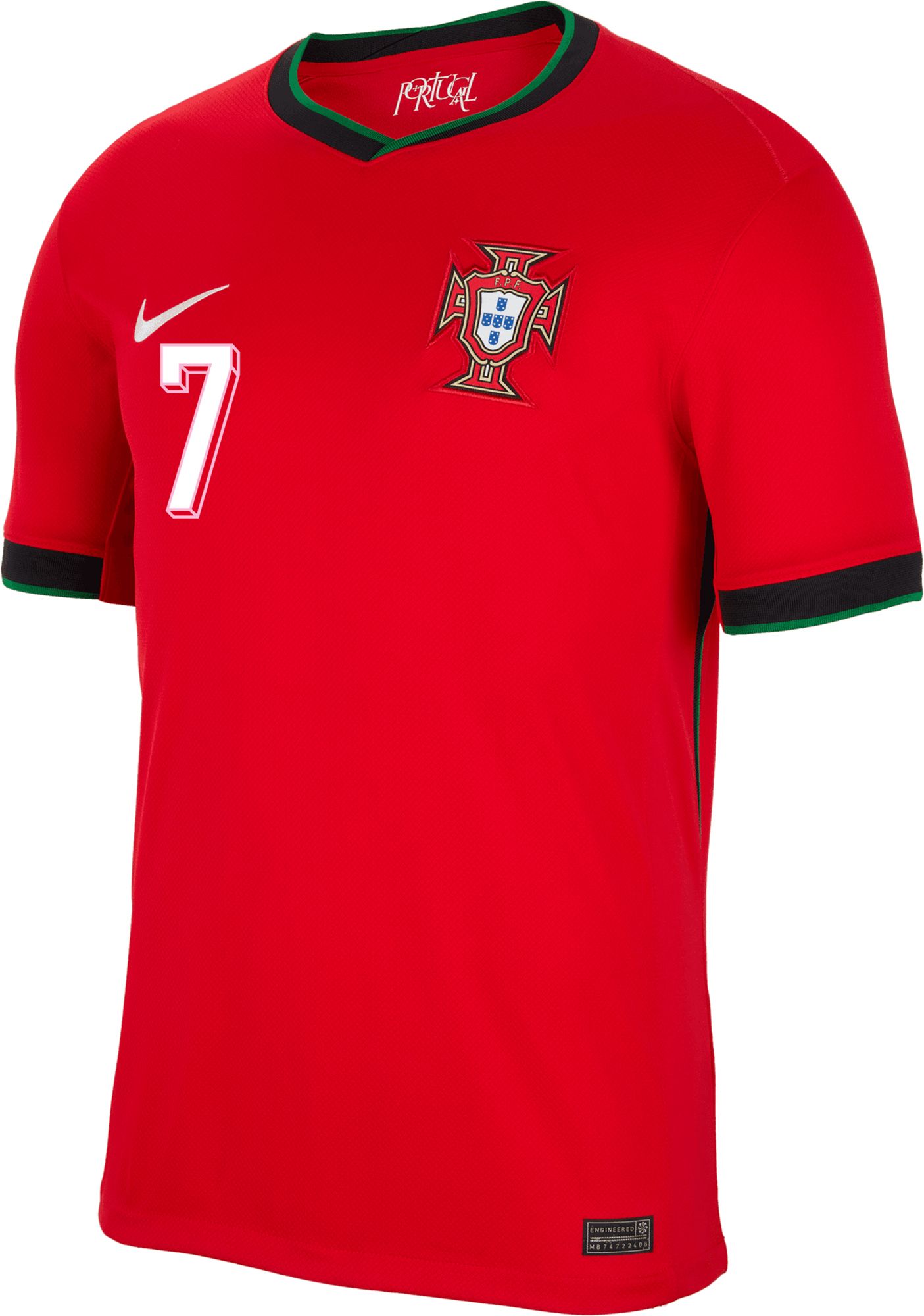 Nike Adult Portugal Cristiano Ronaldo #7 2024 Home Replica Jersey product image