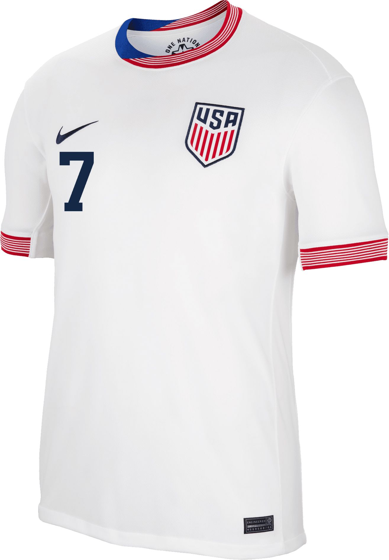 Nike Adult USMNT Giovanni Reyna #7 2024 Home Replica Jersey product image