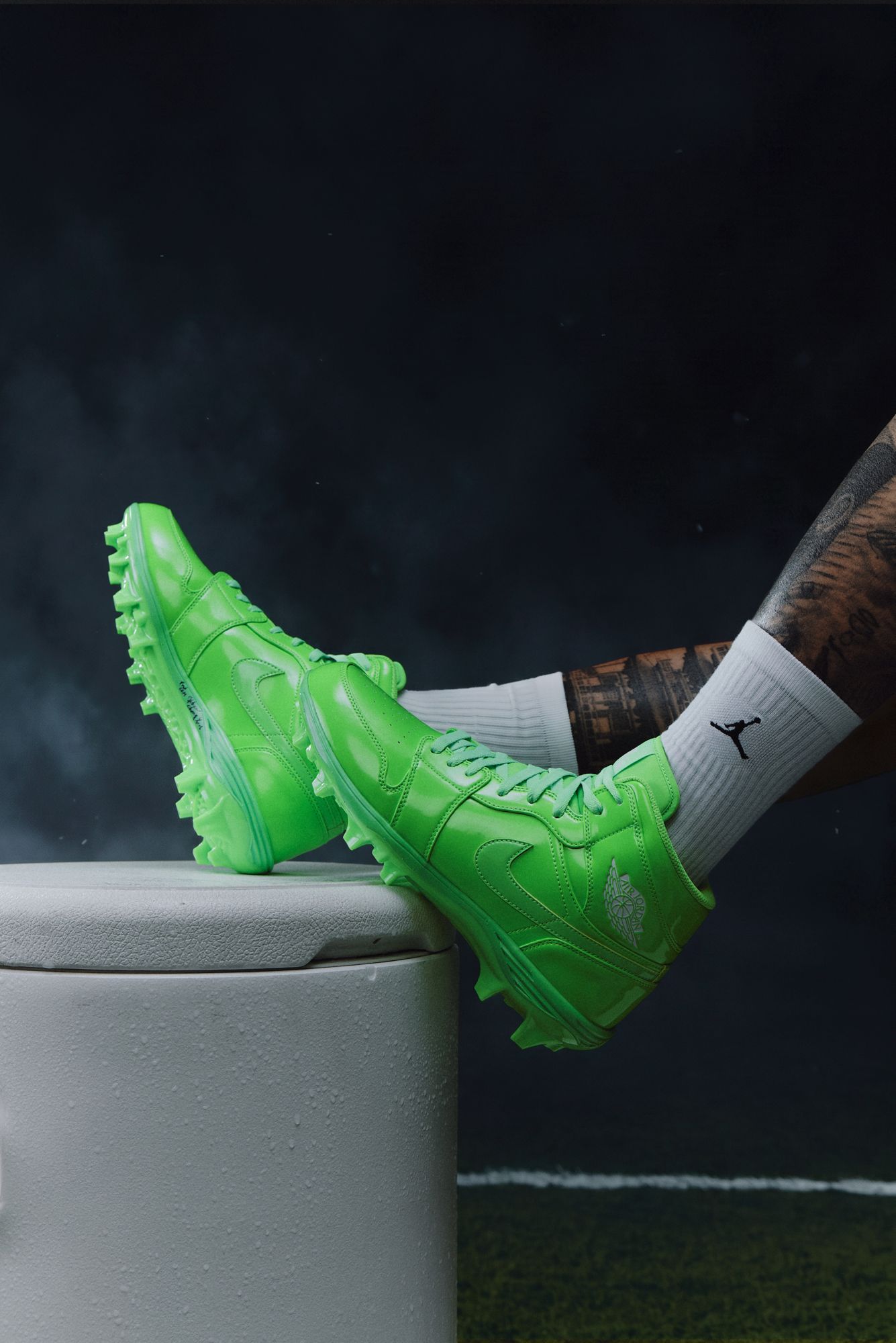 Jordan 1 Football Cleats product image