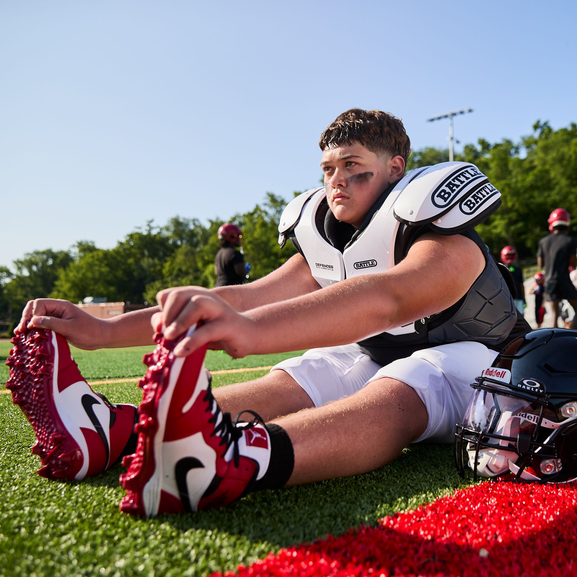 Jordan 1 Mid Football Cleats product image