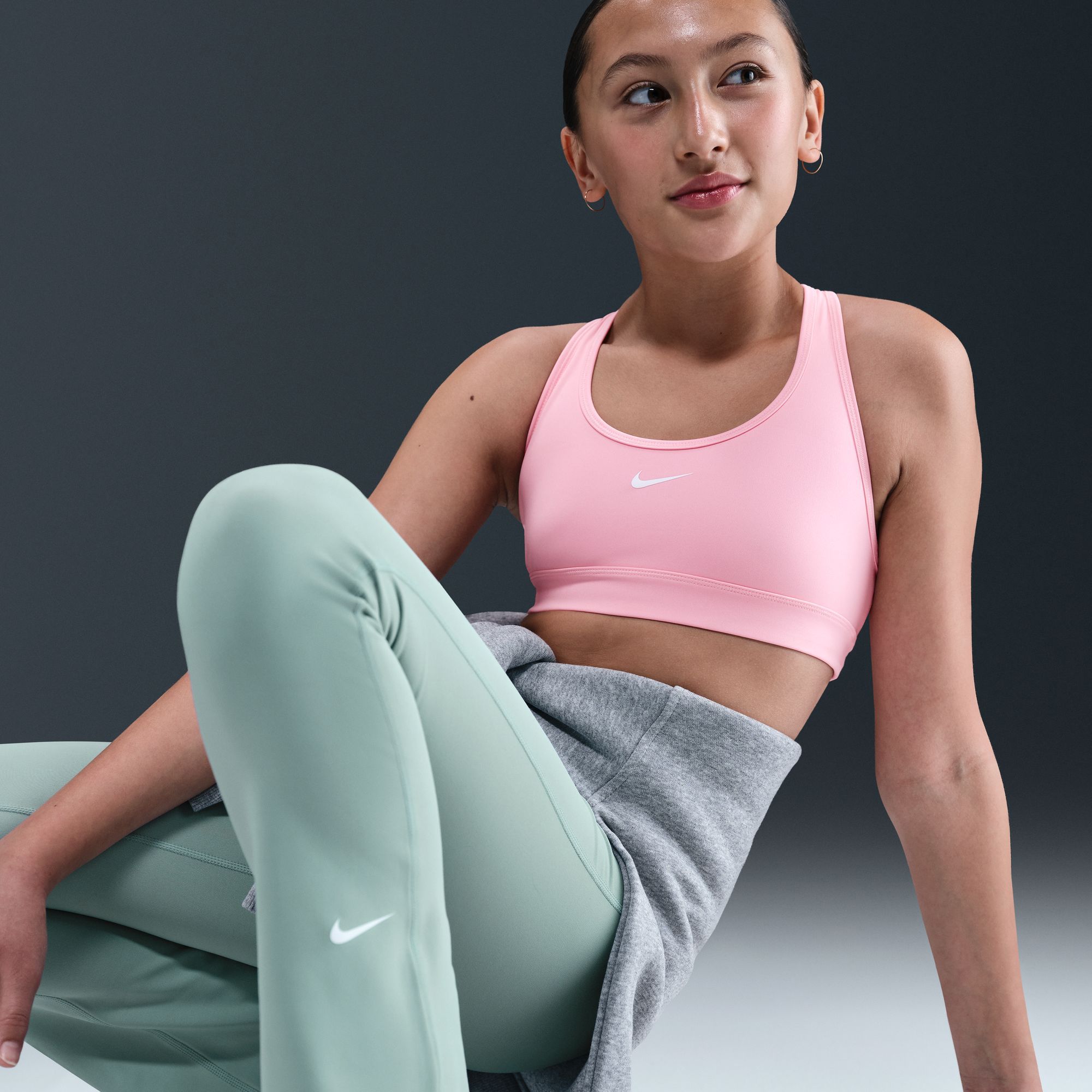 Nike Girls' Pro Dri-FIT Swoosh Sports Bra product image
