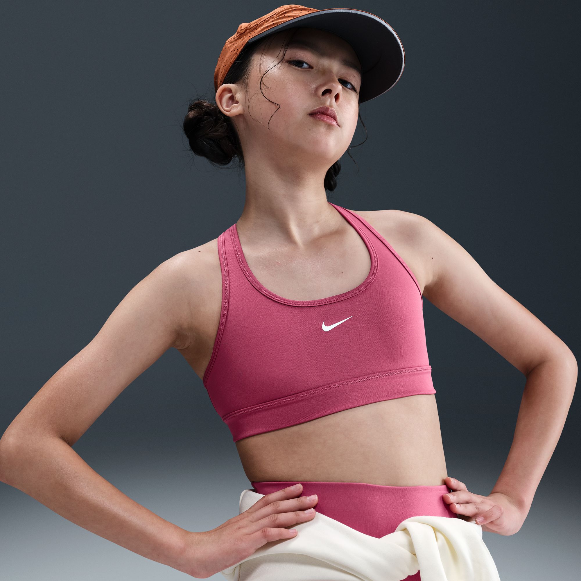 Nike Girls' Pro Dri-FIT Swoosh Sports Bra product image