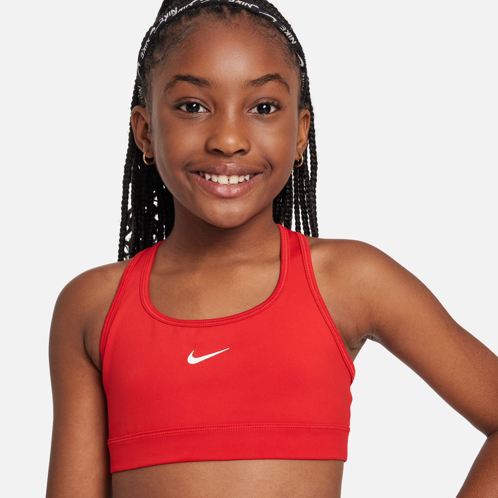 Nike Girls' Pro Dri-FIT Swoosh Sports Bra product image