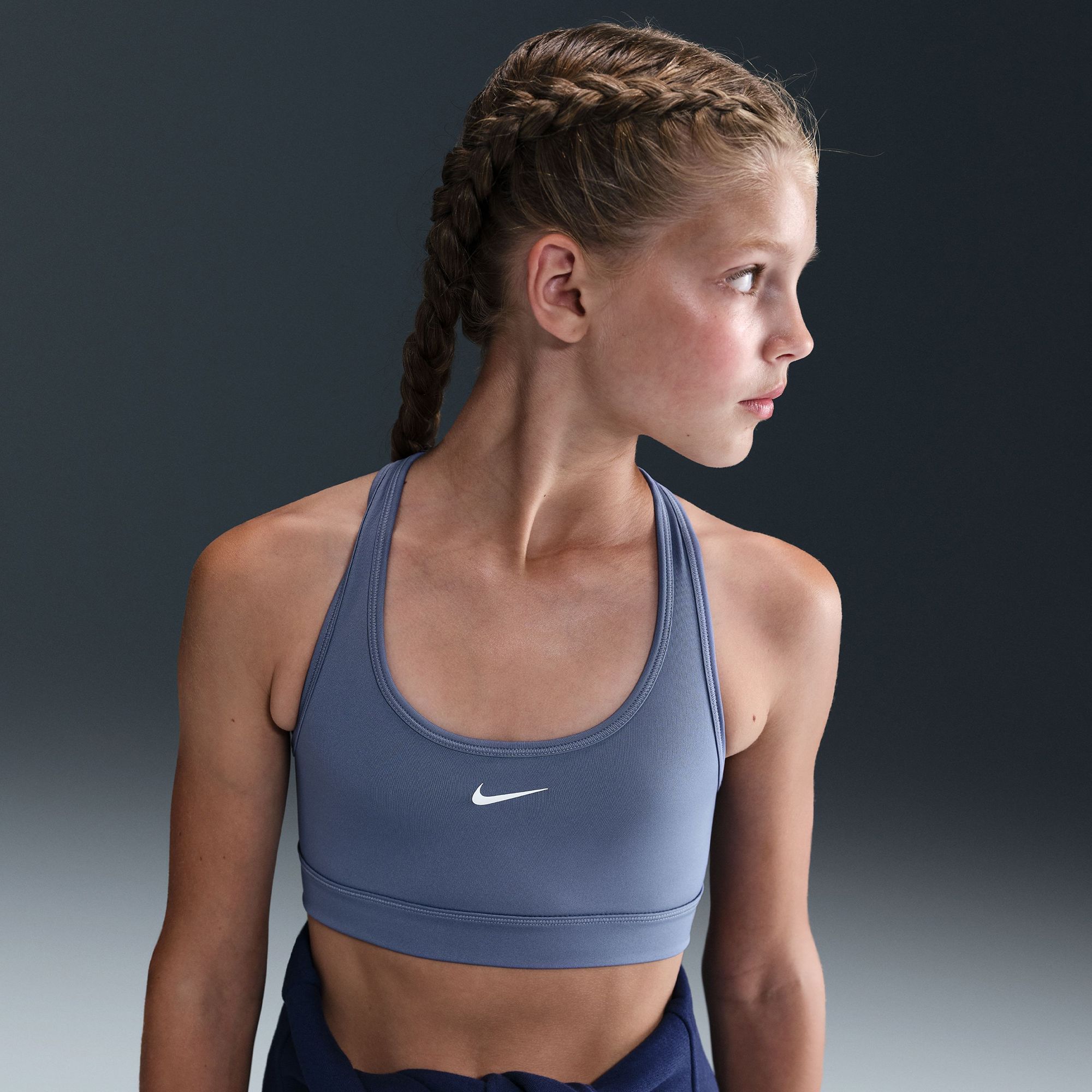 Nike Girls' Pro Dri-FIT Swoosh Sports Bra product image