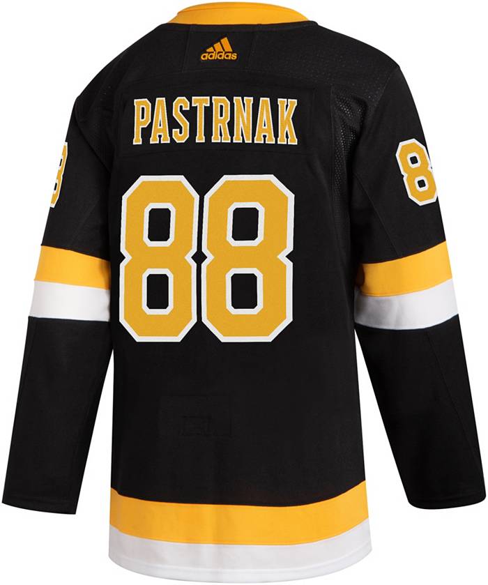 Men's Adidas David Pastrnak White Boston Bruins Primegreen Authentic Pro Player Jersey