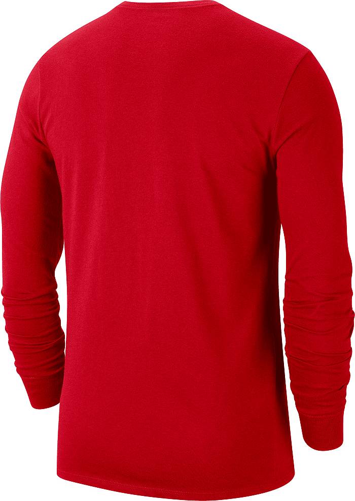 Men's Nike Cardinal Arizona Cardinals Essential Logo Dri-FIT Cotton T-Shirt