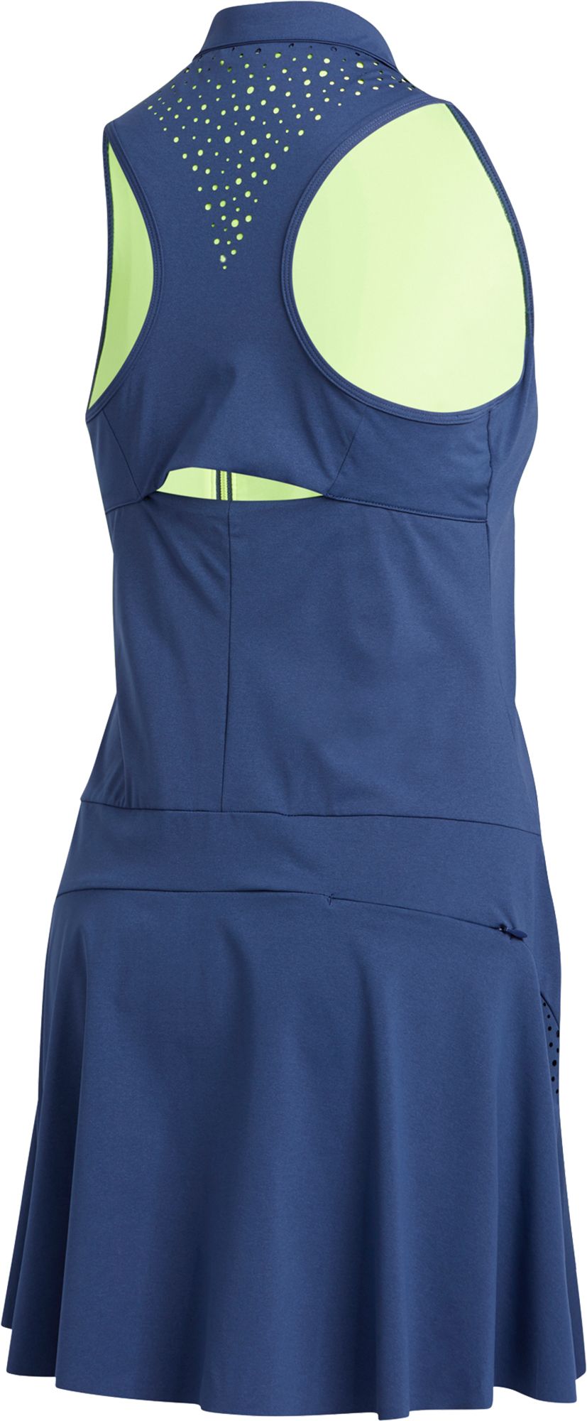 perforated color pop dress