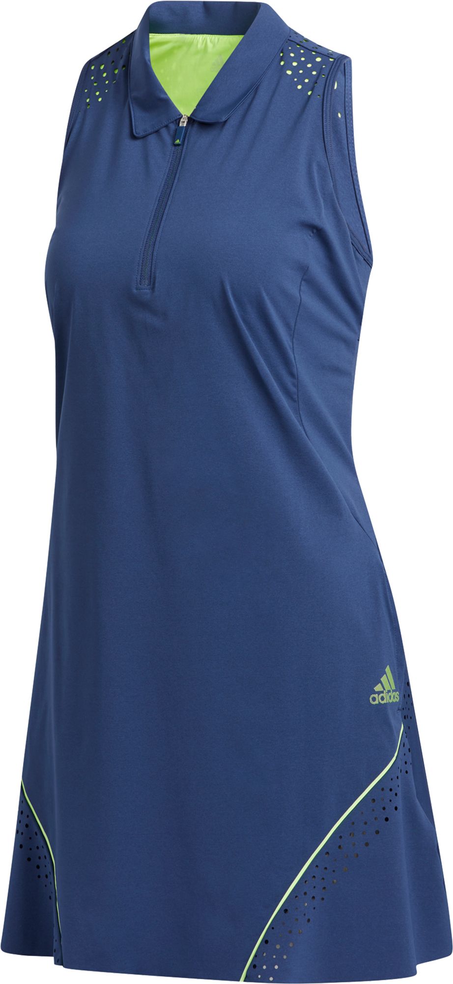 perforated color pop dress