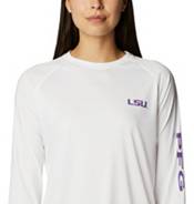 Columbia Women's LSU Tigers White Tidal Long Sleeve T-Shirt product image