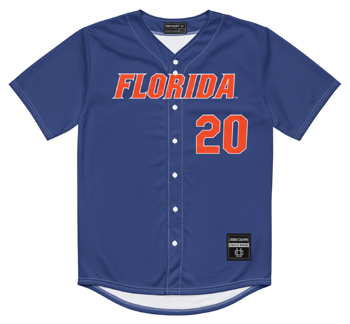 Campus Ink Men's Florida Gators Pete Alonso #20 Royal Replica Baseball Jersey product image