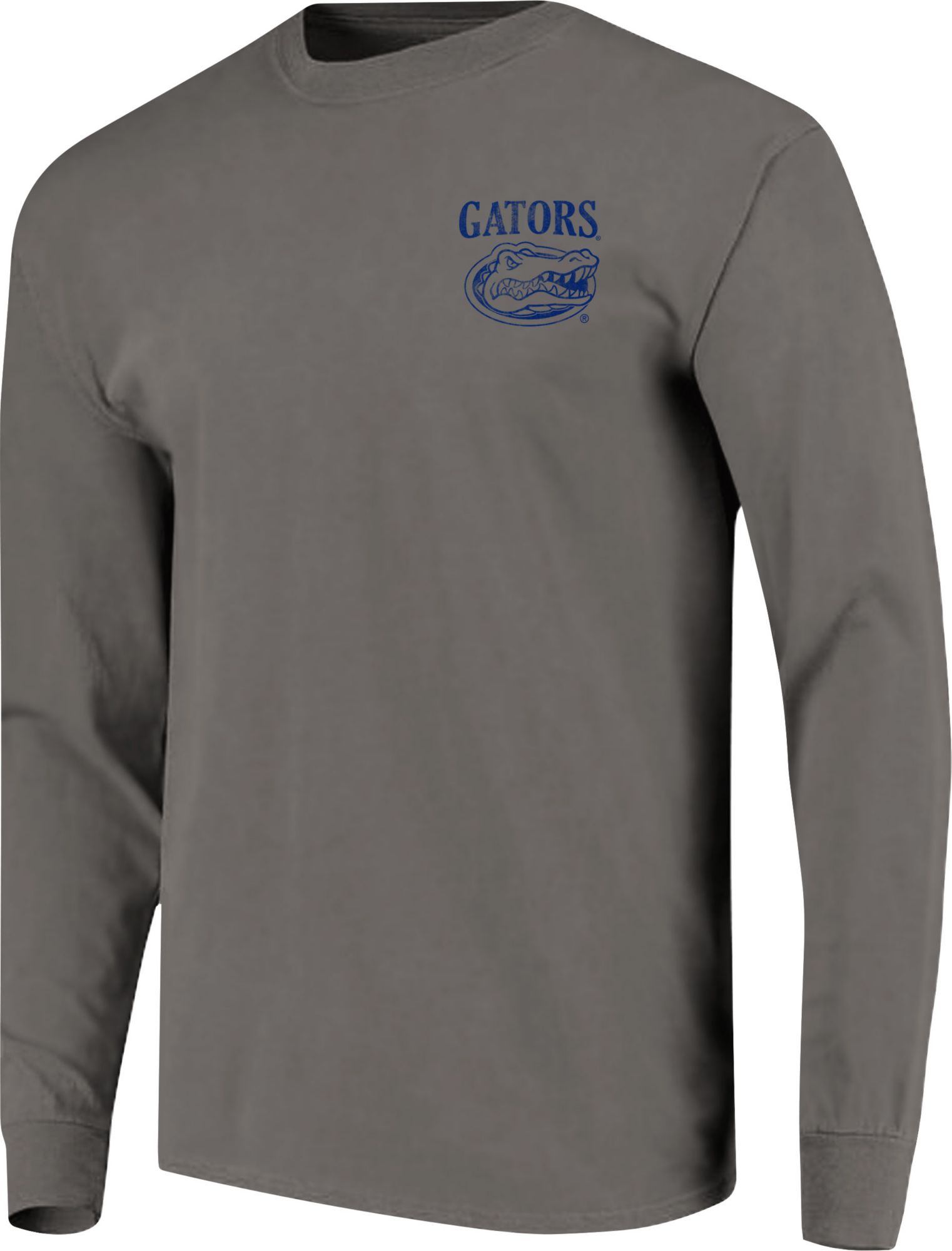 Image One Men's Florida Gators Grey Vintage Poster Long Sleeve T-Shirt product image