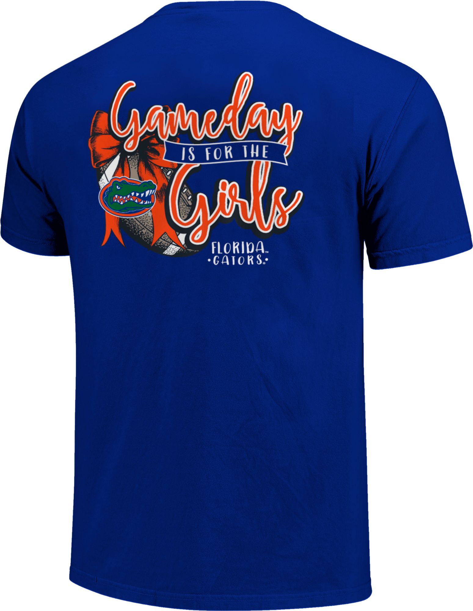 Image One Women's Florida Gators Blue Gameday Bow T-Shirt product image