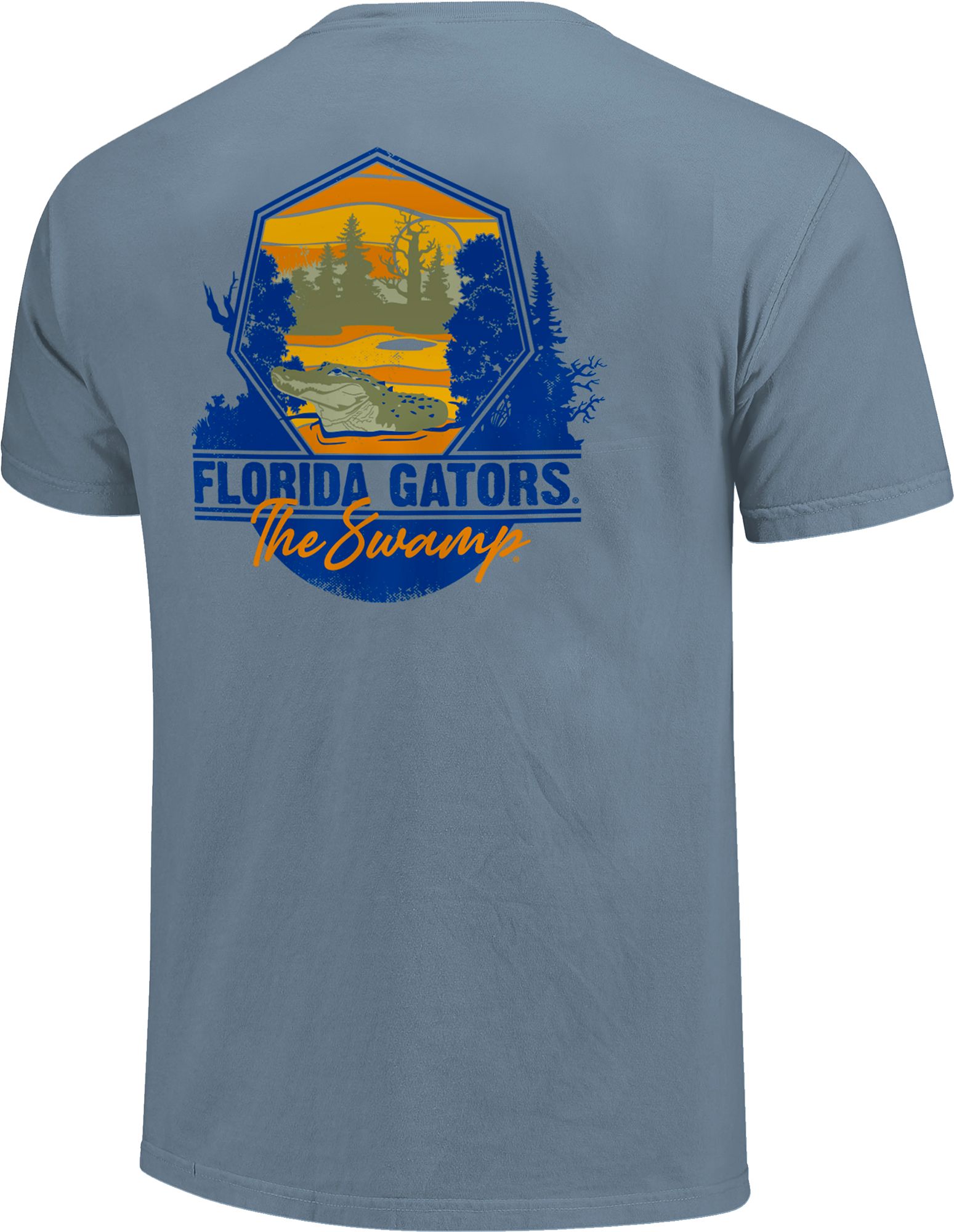 Image One Adult Florida Gators Blue Outdoor Scene T-Shirt