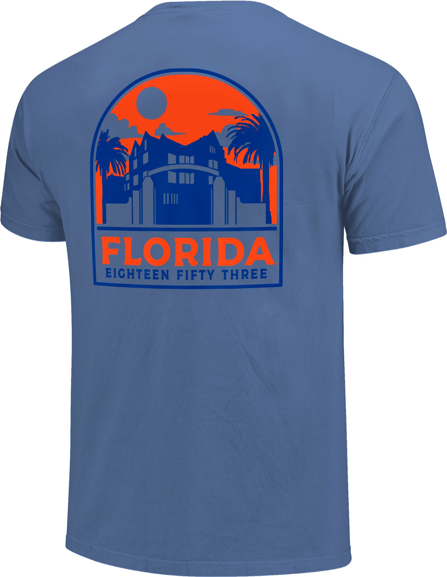 Image One Men's Florida Gators Blue Campus Arch T-Shirt