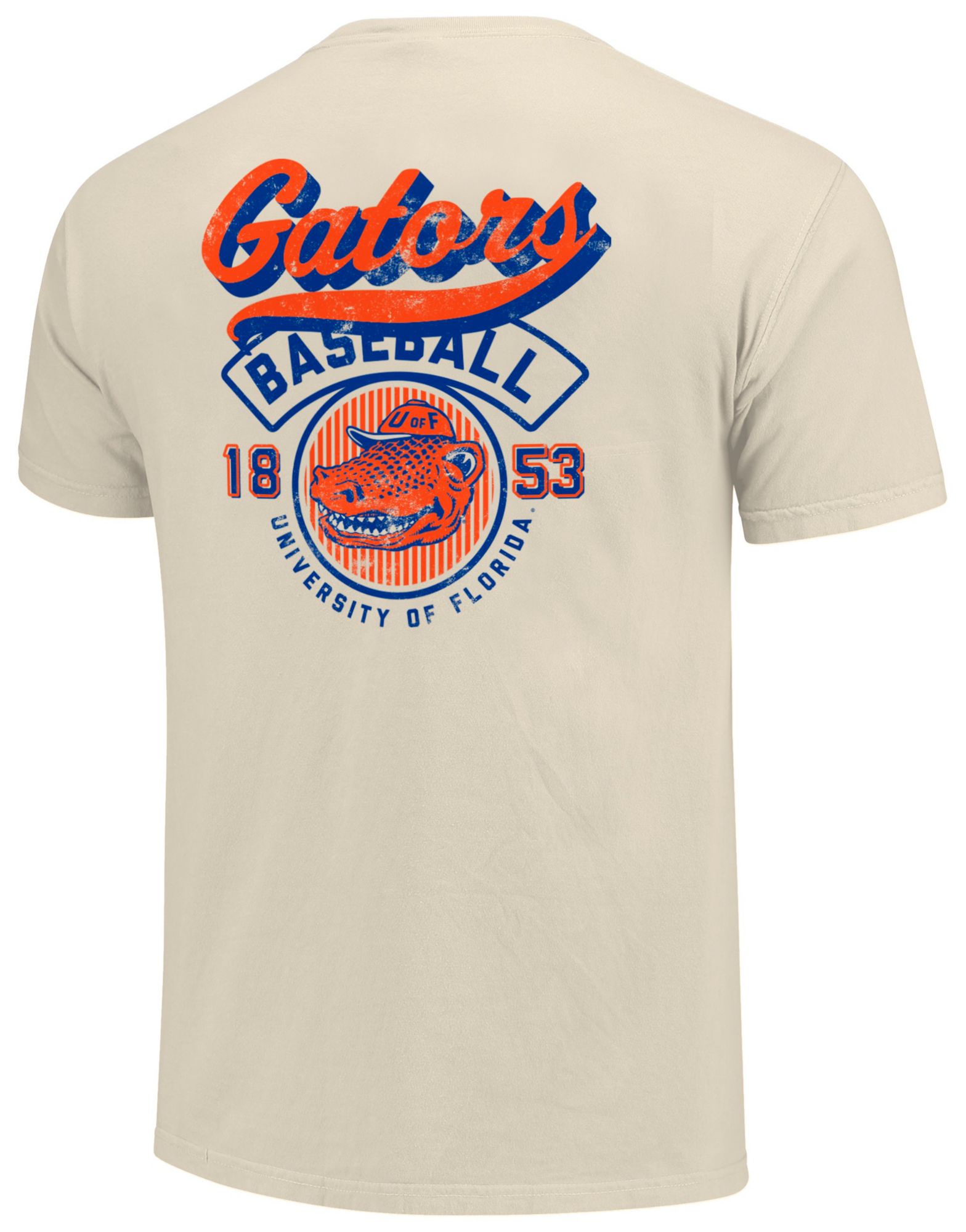 Image One Men's Florida Gators Ivory Baseball Logo T-Shirt product image