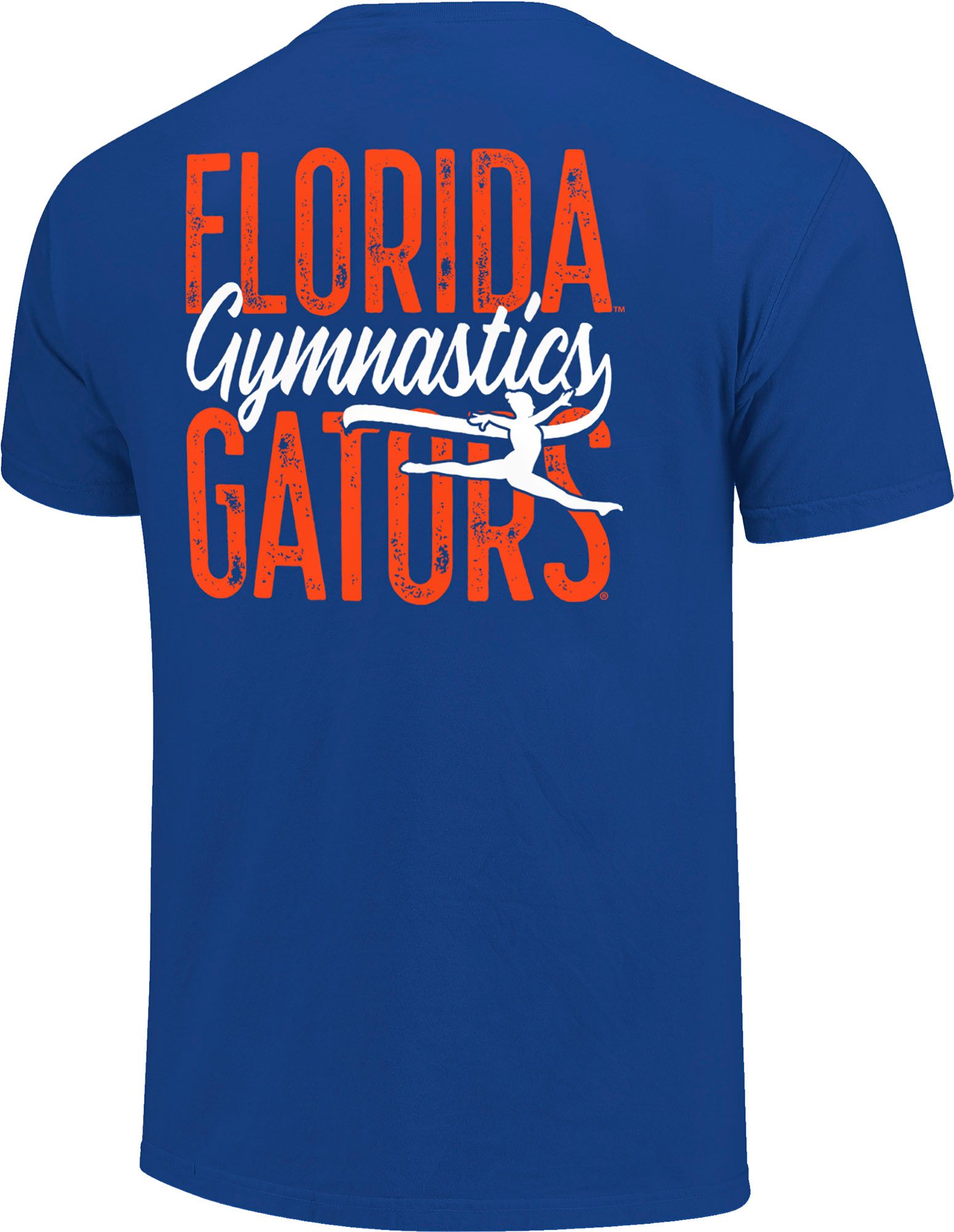 Image One Adult Florida Gators Script Gymnastics Royal T-Shirt product image