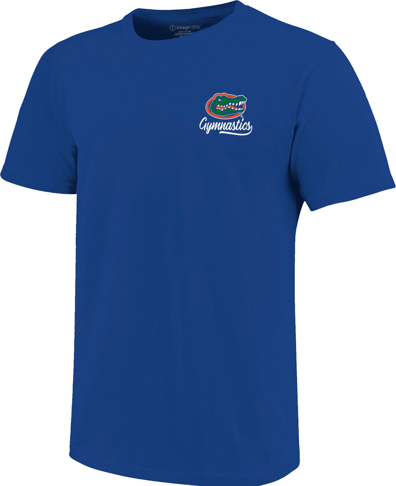 Image One Adult Florida Gators Script Gymnastics Royal T-Shirt product image