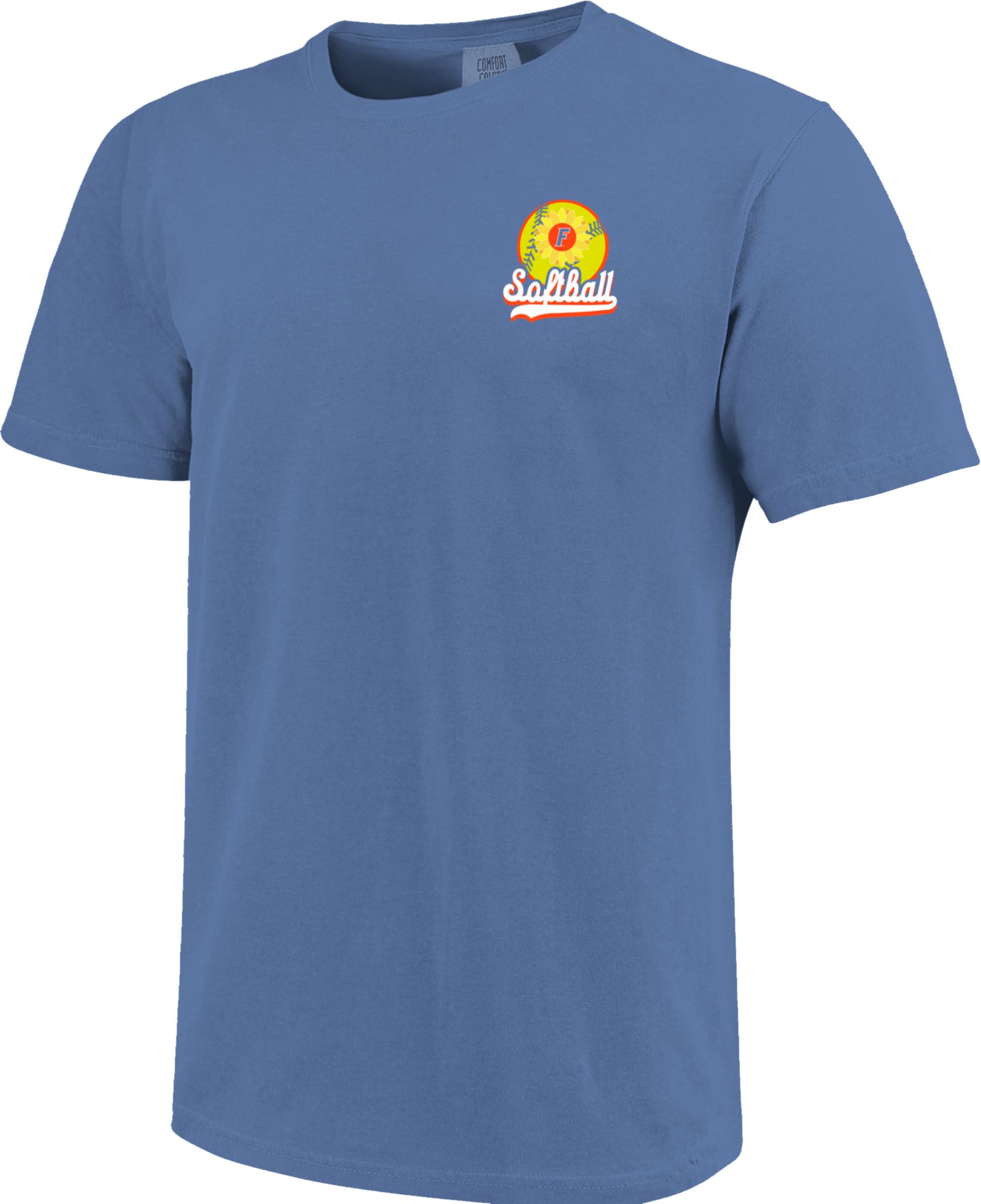 Image One Men's Florida Gators Blue Script Softball T-Shirt product image