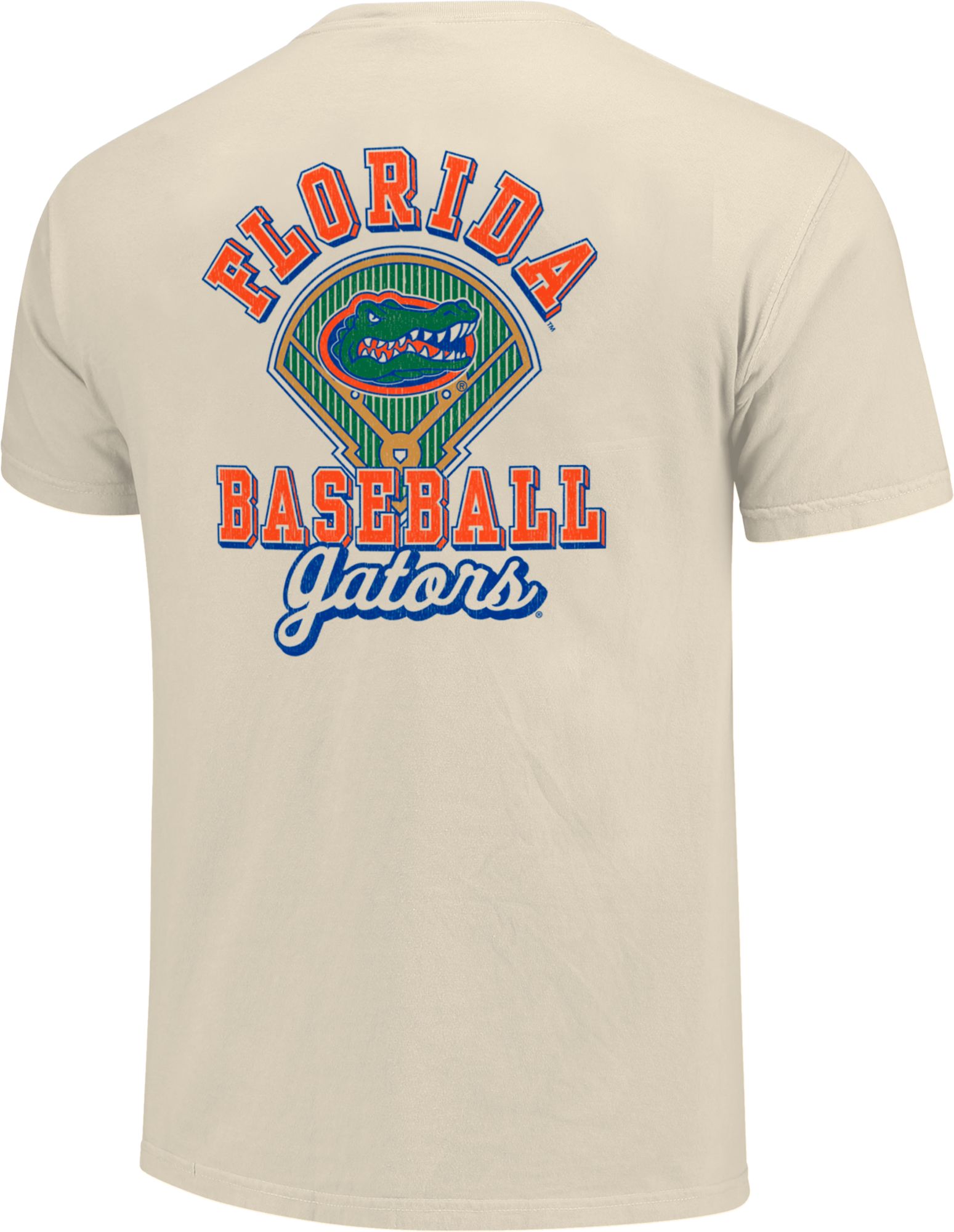 Image One Men's Florida Gators Ivory Baseball Field Block T-Shirt product image