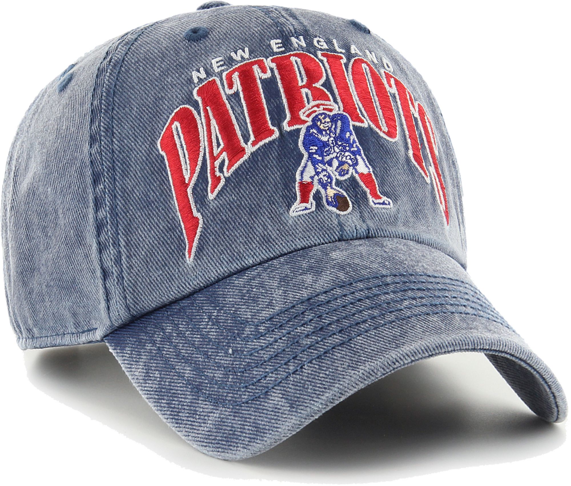 '47 Men's New England Patriots Blue Apollo Throwback Adjustable Hat product image
