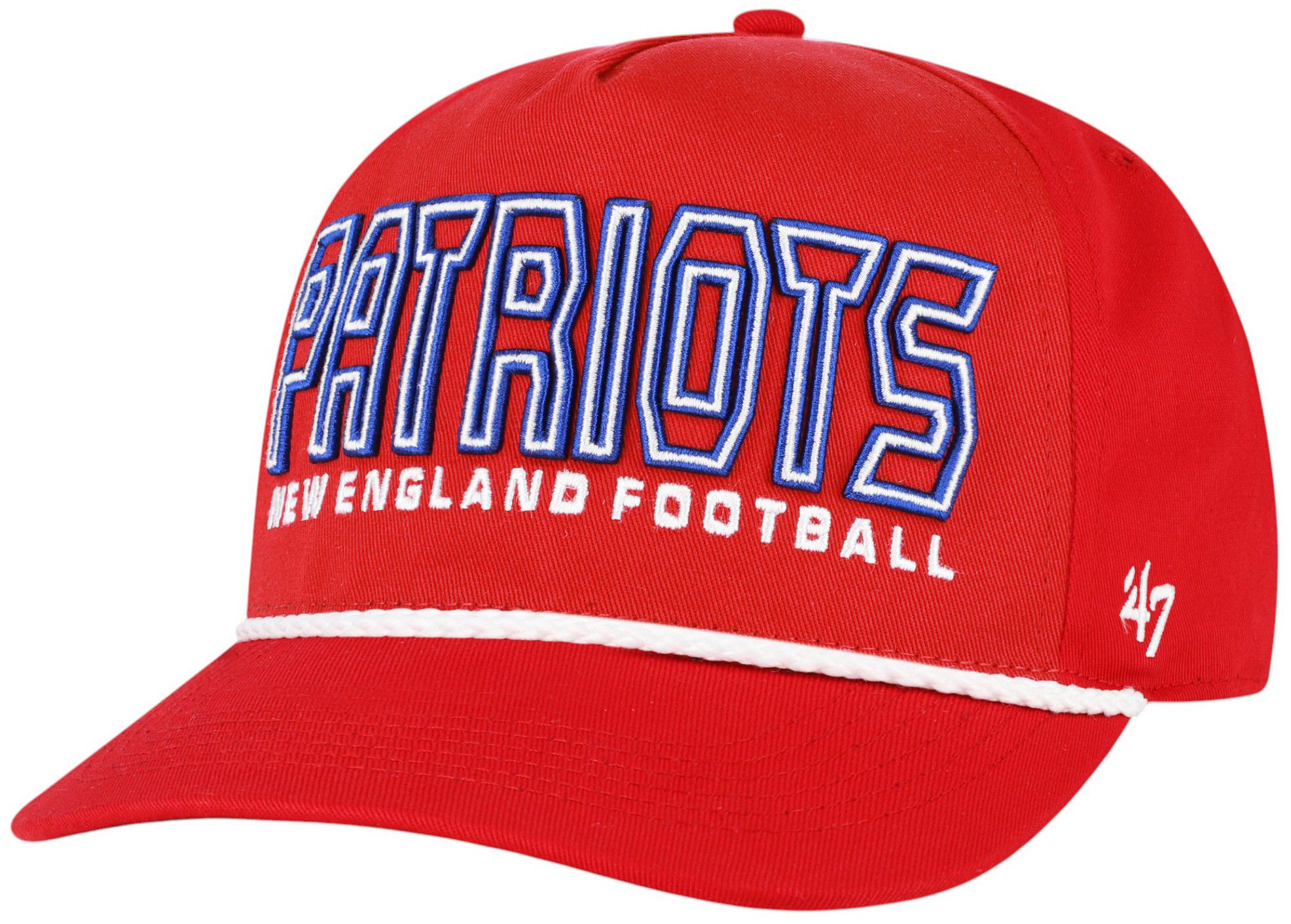 47 Youth New England Patriots Red Byline Throwback Hitch Adjustable Hat product image