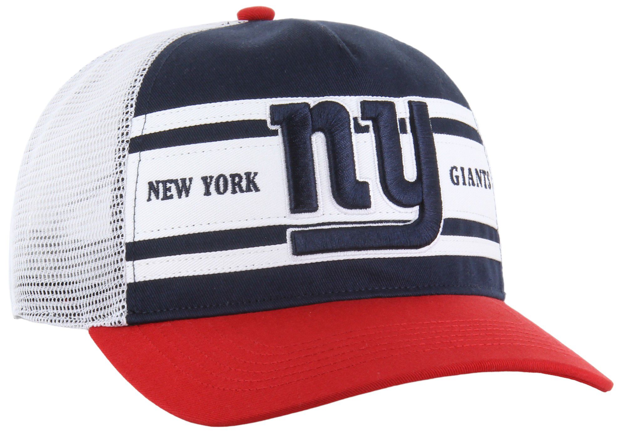 '47 Men's New York Giants Super Stripe Hitch Navy Throwback Adjustable Hat product image