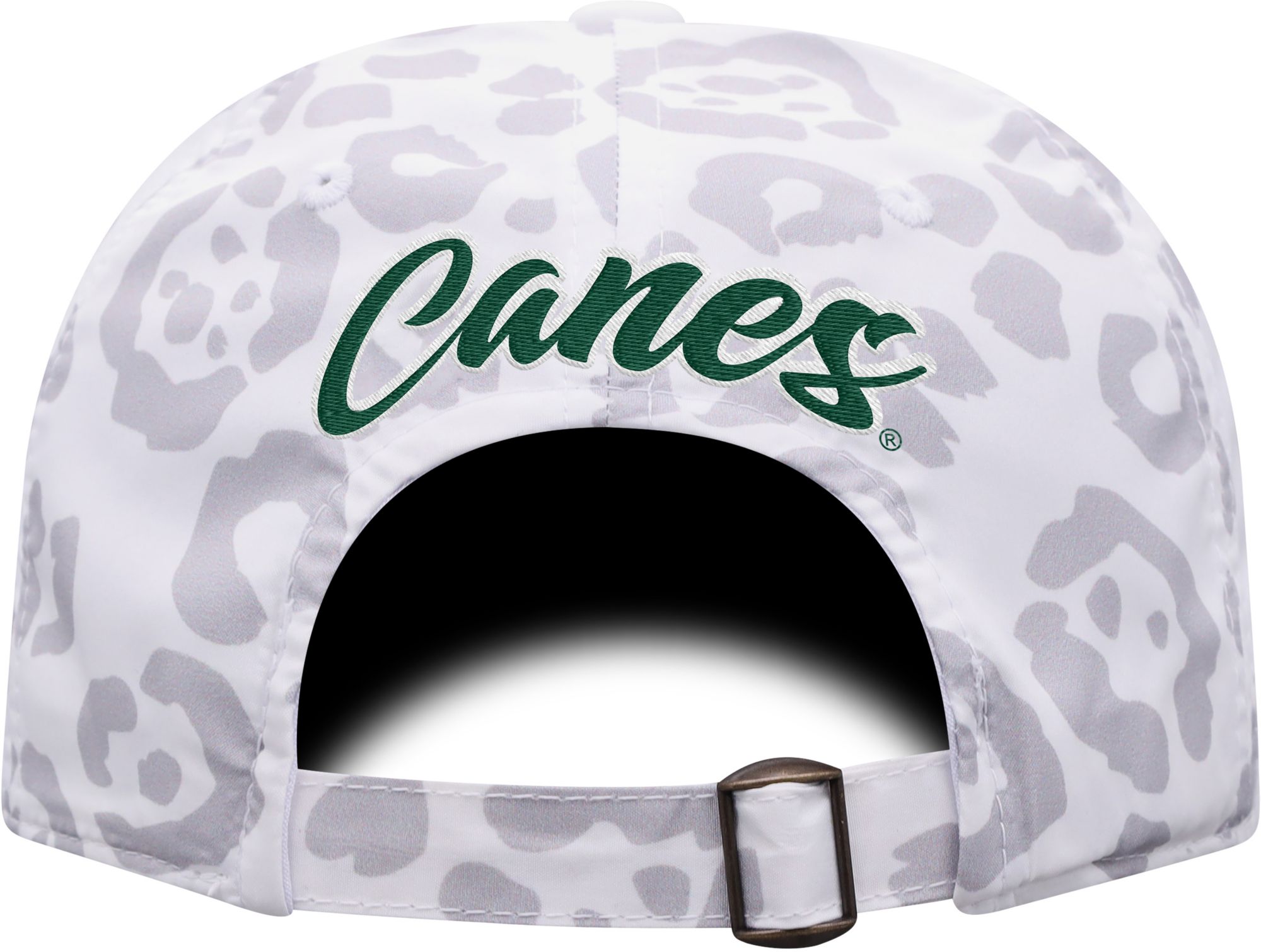 Top of the World Women's Miami Hurricanes Flaunt Adjustable White Hat product image