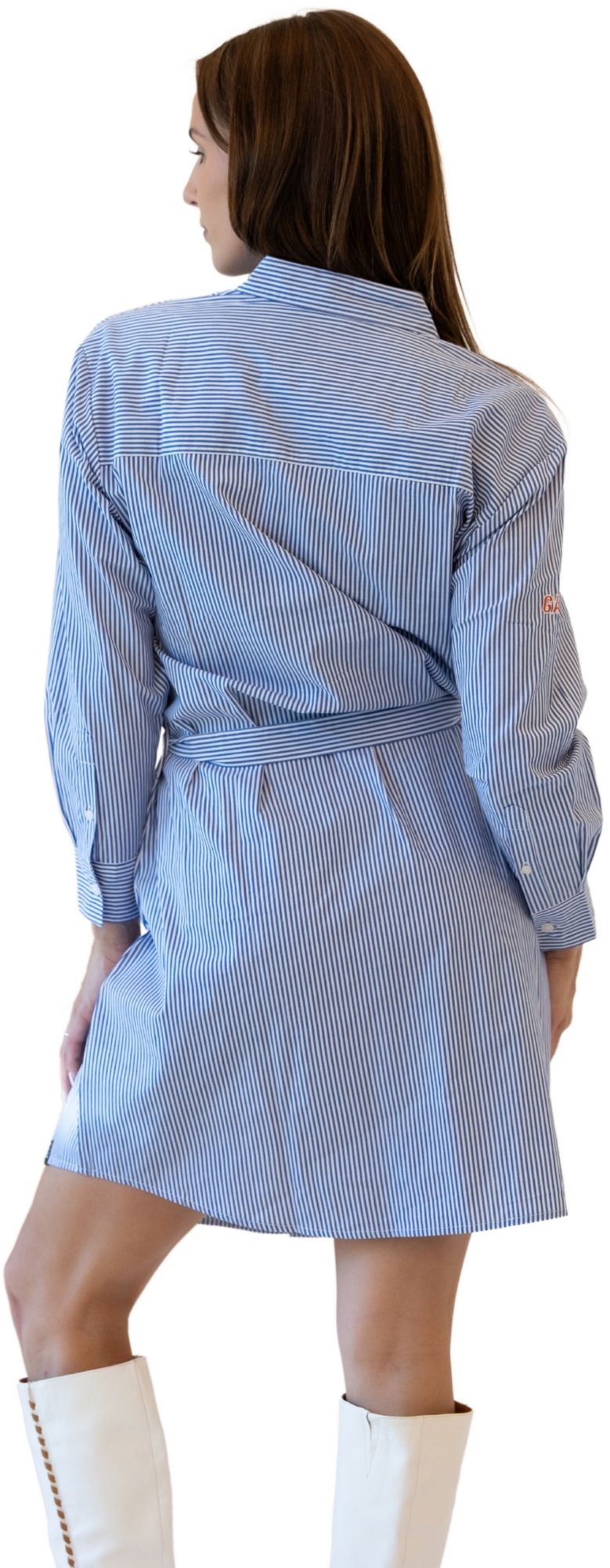 Gameday Social Women's Florida Gators Stripe Dress, Small, Blue