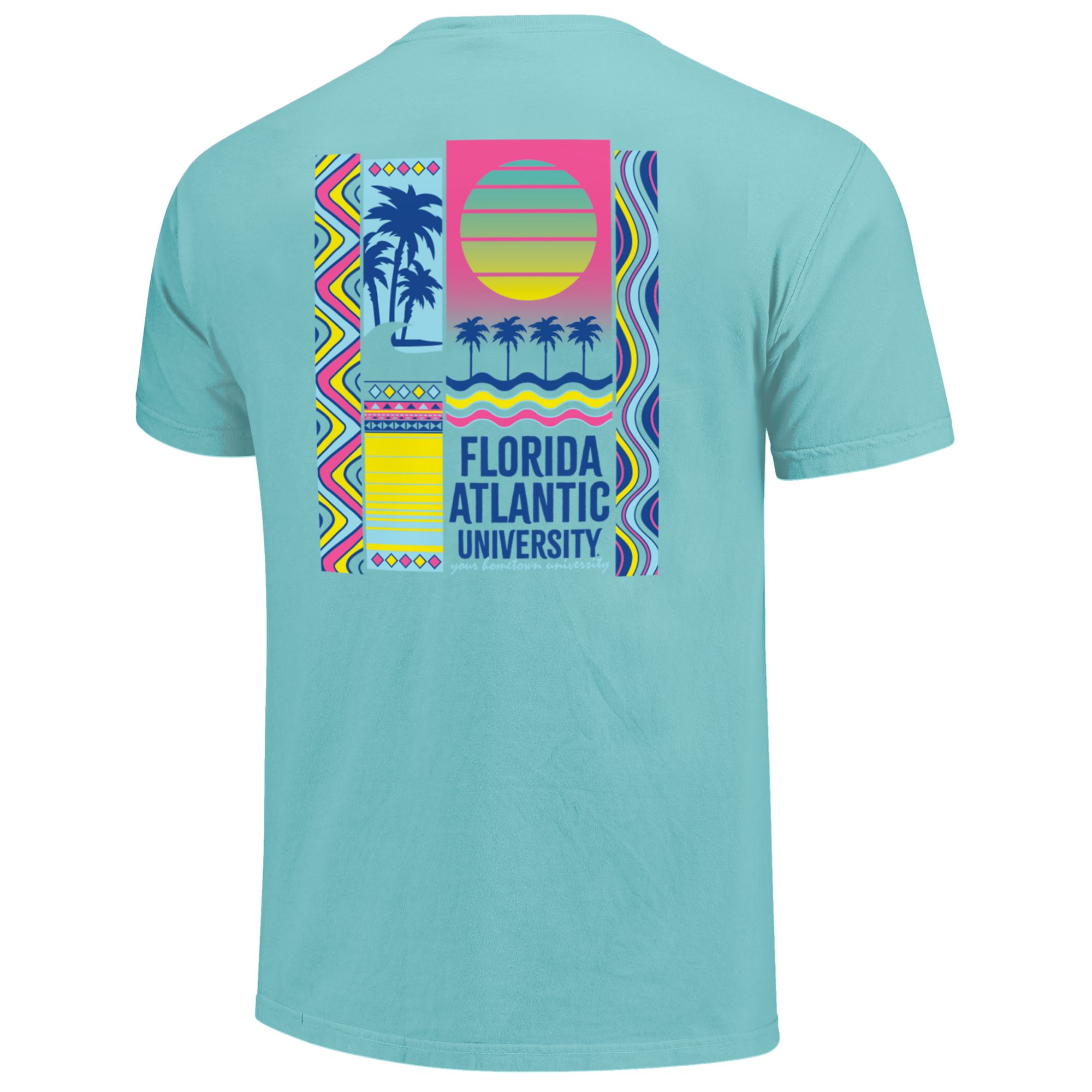 Image One Men's Florida Atlantic Owls Mint Funk Striped T-Shirt product image