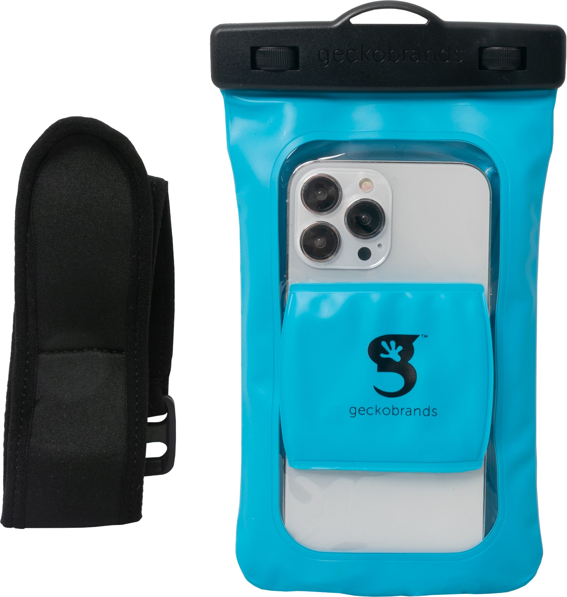 geckobrands Float Phone Dry Bag with Arm Band
