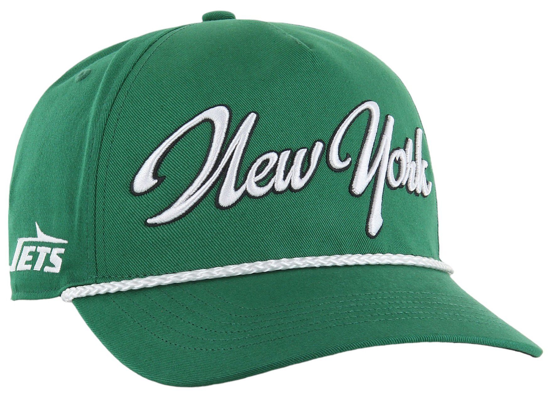 '47 Men's New York Jets Overhand Hitch Kelly Throwback Adjustable Hat product image