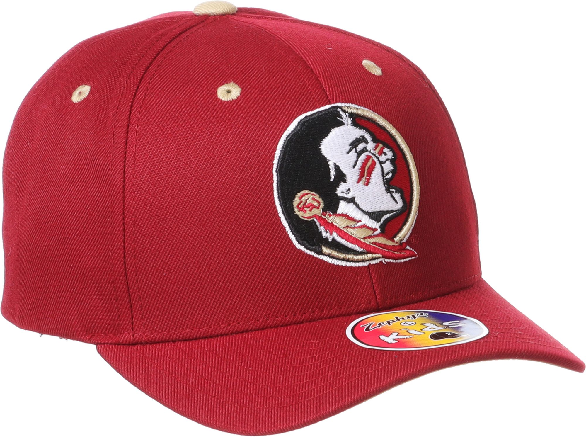 Zephyr Youth Florida State Seminoles Garnet Camp Adjustable Hat product image