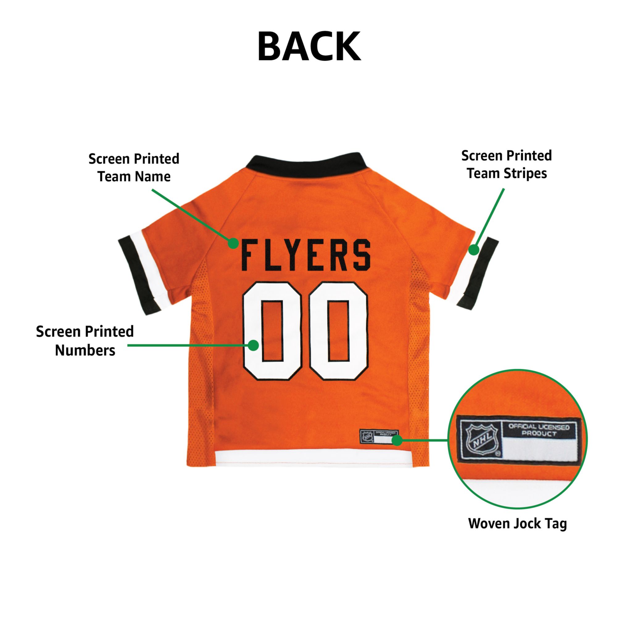 Pets First NHL Philadelphia Flyers Pet Jersey product image