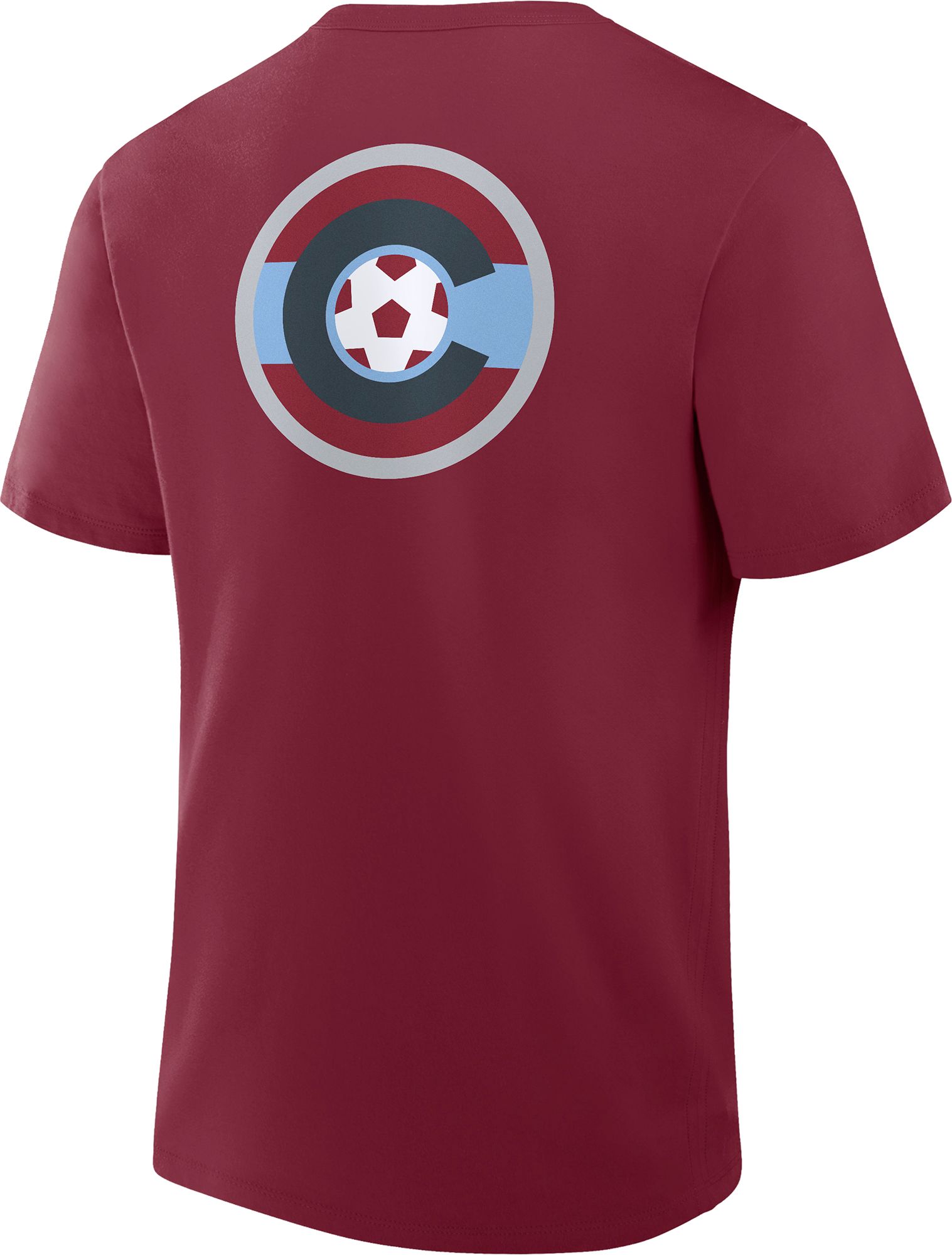 MLS Adult Colorado Rapids Dark Garnet 2-Hit T-Shirt product image