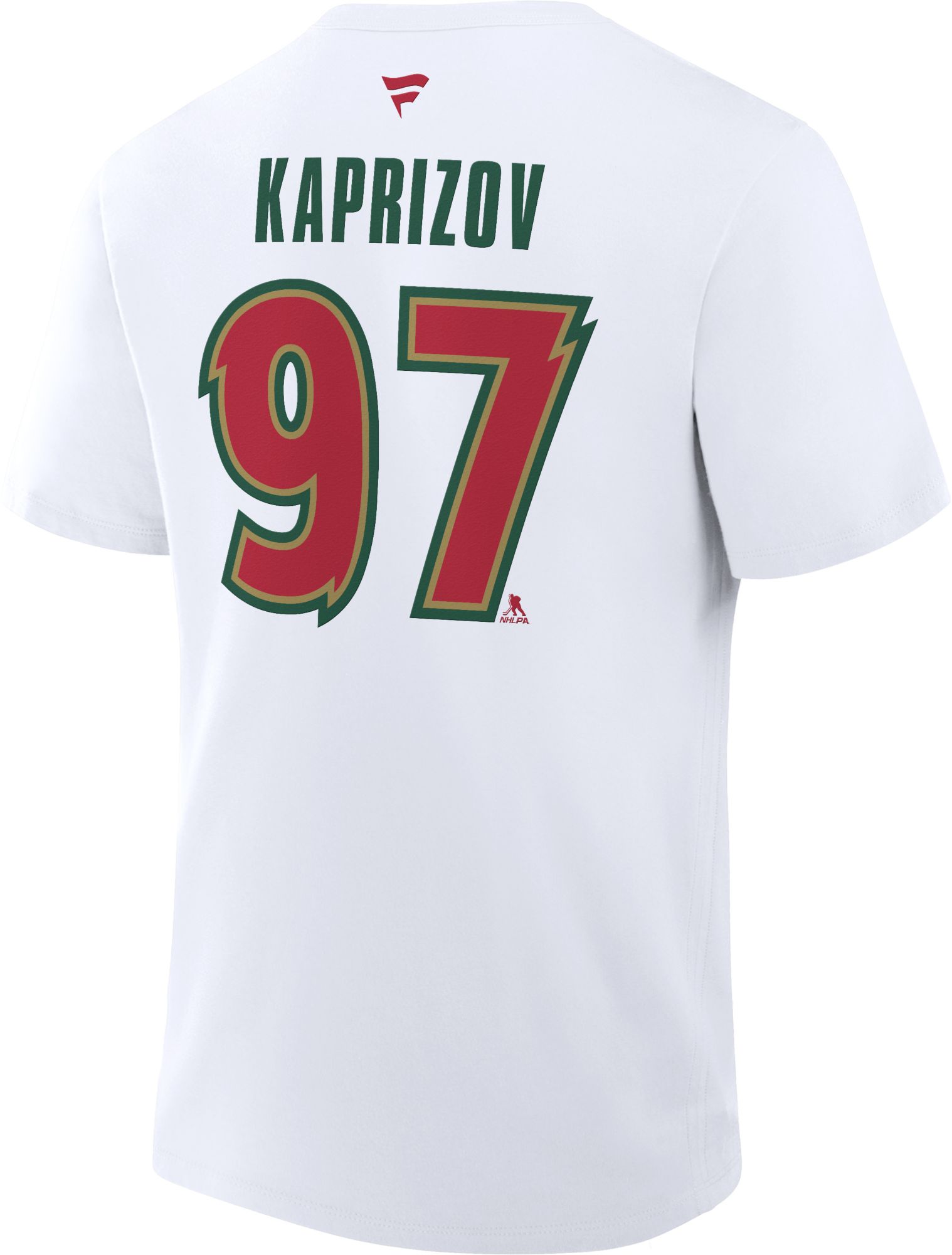 NHL Men's Minnesota Wild Kirill Kaprizov #97 White T-Shirt product image